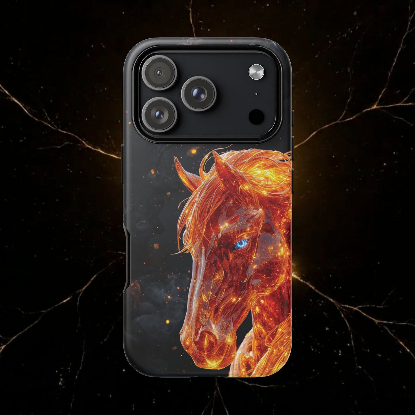 Lunar Horse 2026 Phone Case — Fiery Lucky Charm