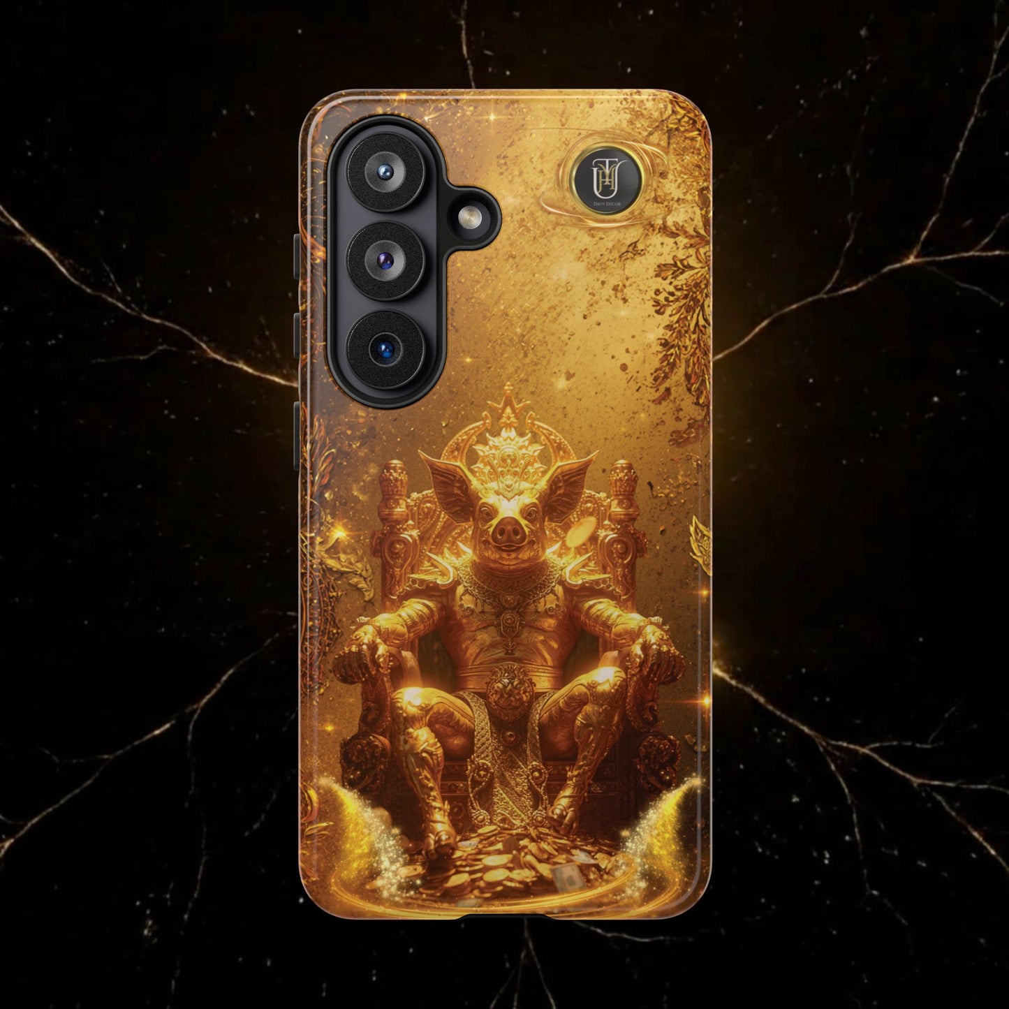 Lunar Pig Zodiac Phone Case — Fortune Totem for Wealth & Protection