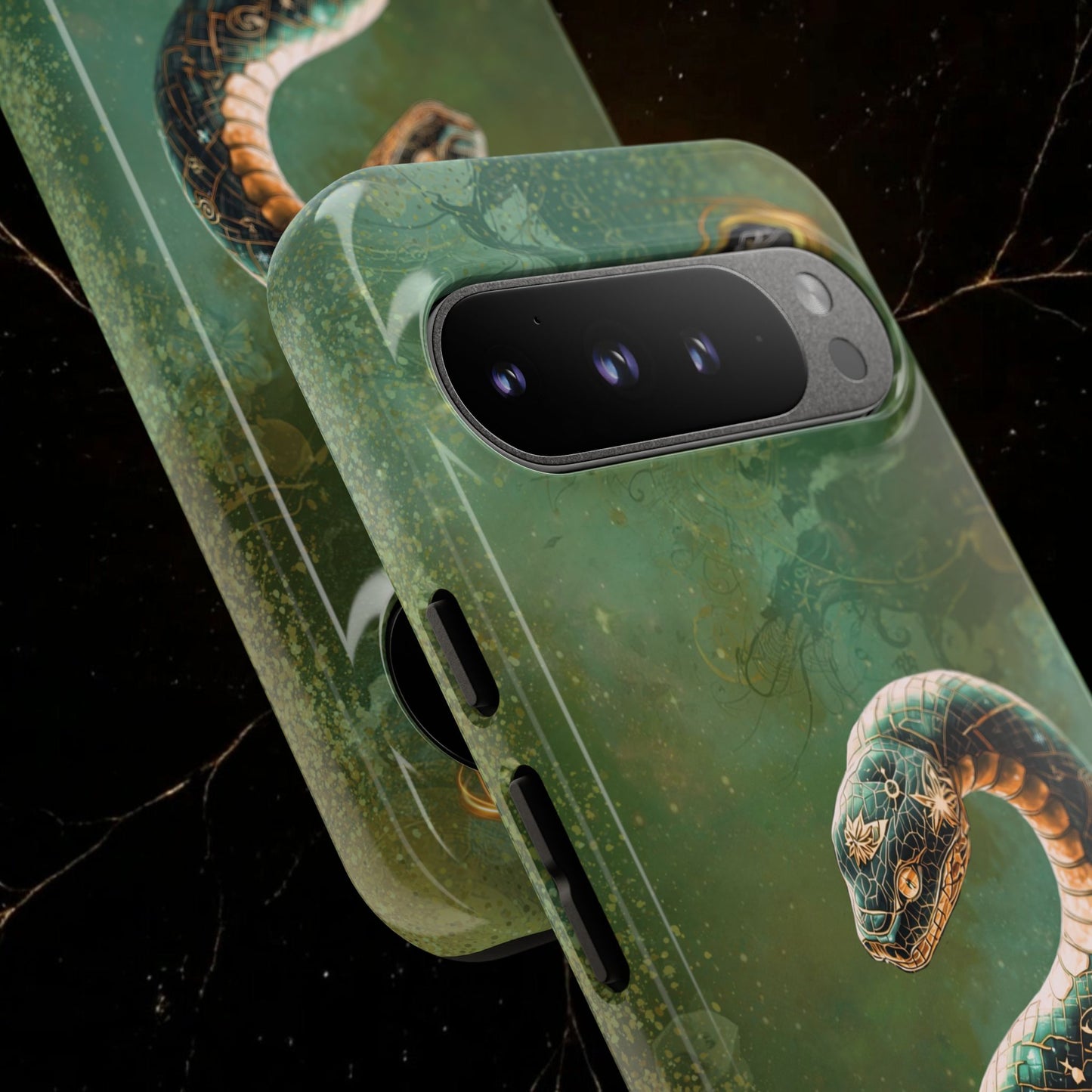 Lunar Snake Phone Case — Eternity Serpent Design