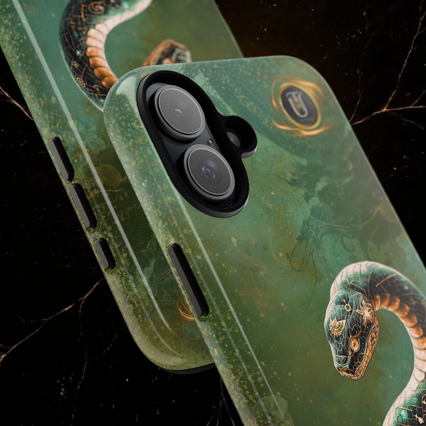 Lunar Snake Phone Case — Eternity Serpent Design