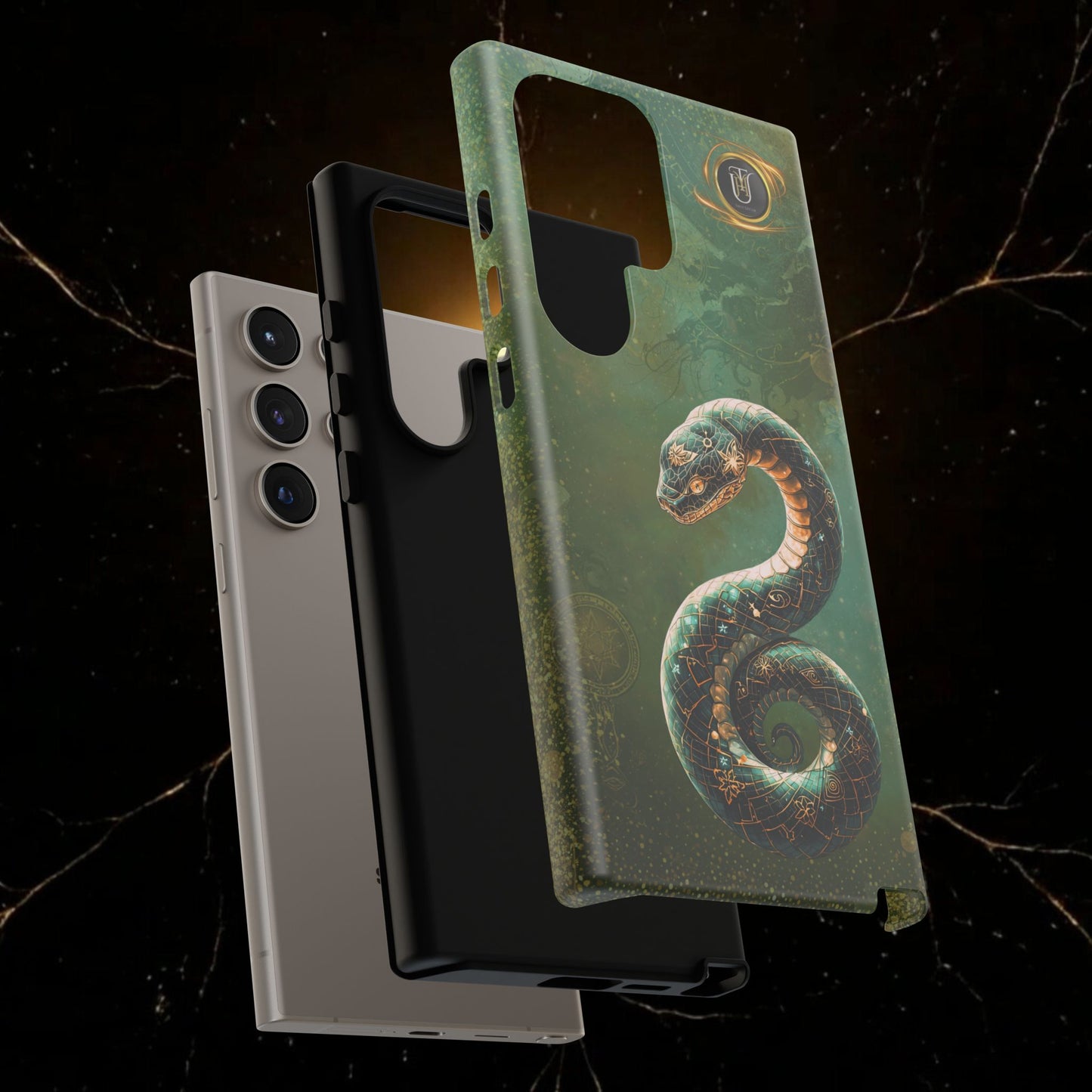 Lunar Snake Phone Case — Eternity Serpent Design