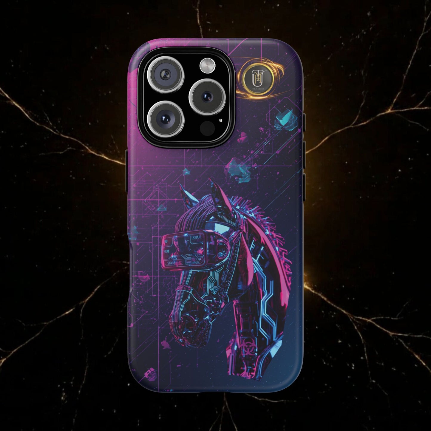 Cyber Lunar Horse Tough Case — Quantum P Phone Cover