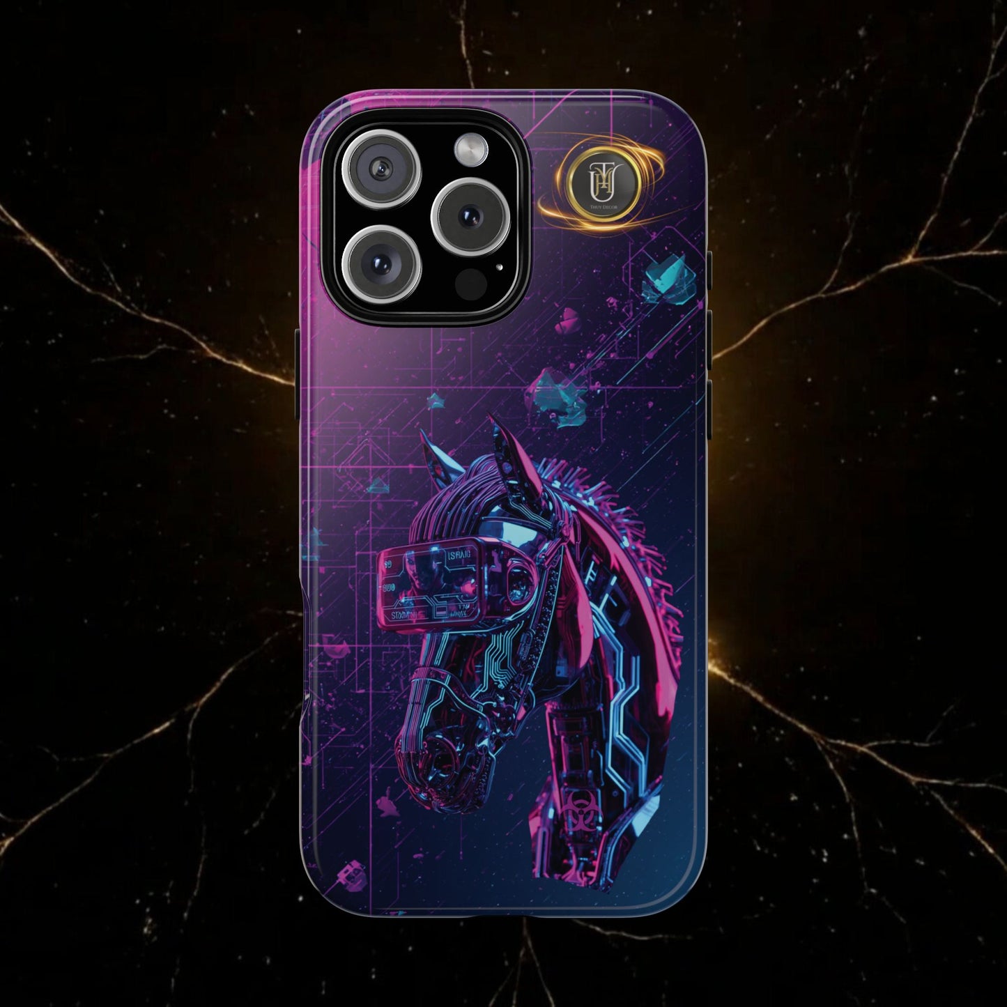Cyber Lunar Horse Tough Case — Quantum P Phone Cover