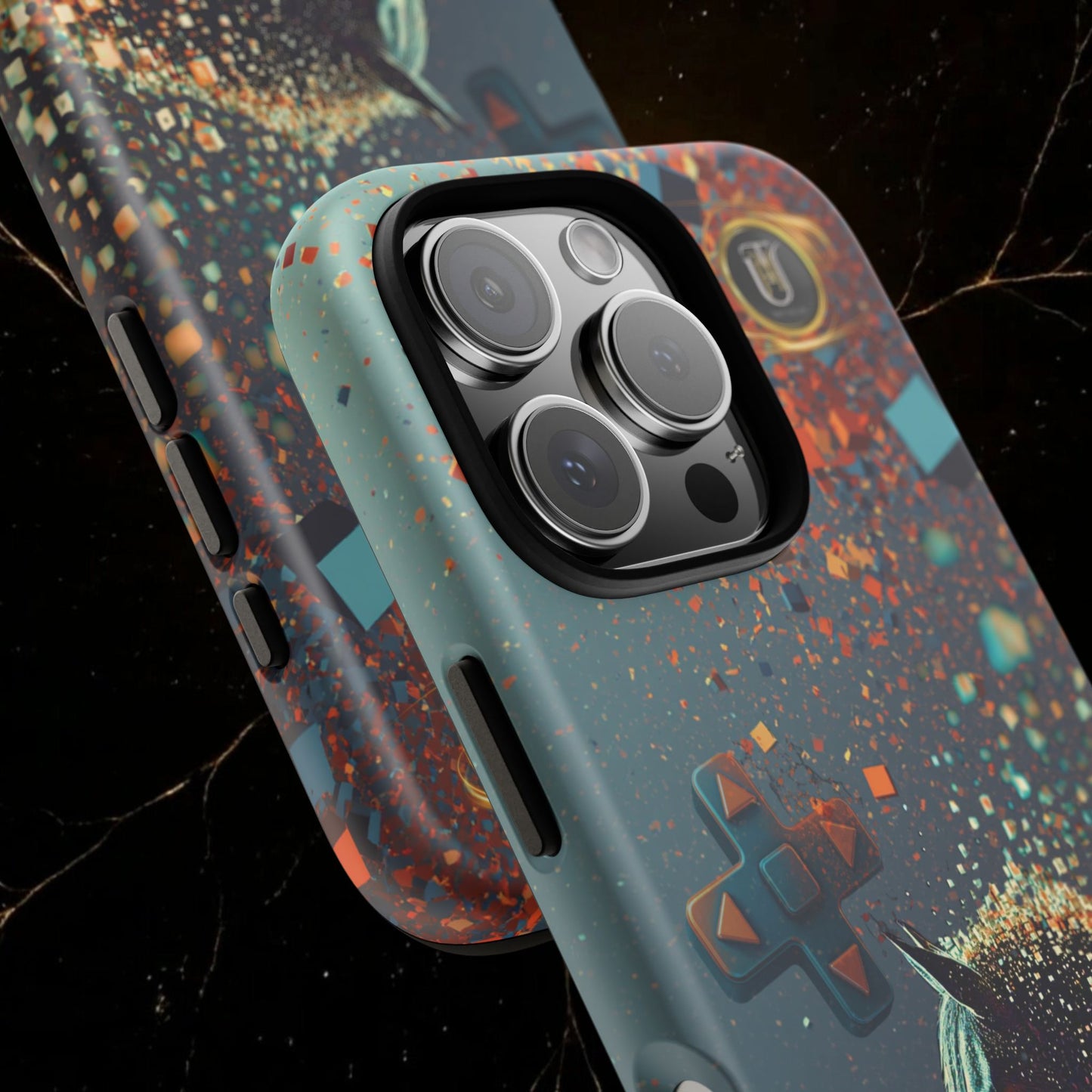 Glitched Lunar Horse Phone Case — Gamer Lucky Totem
