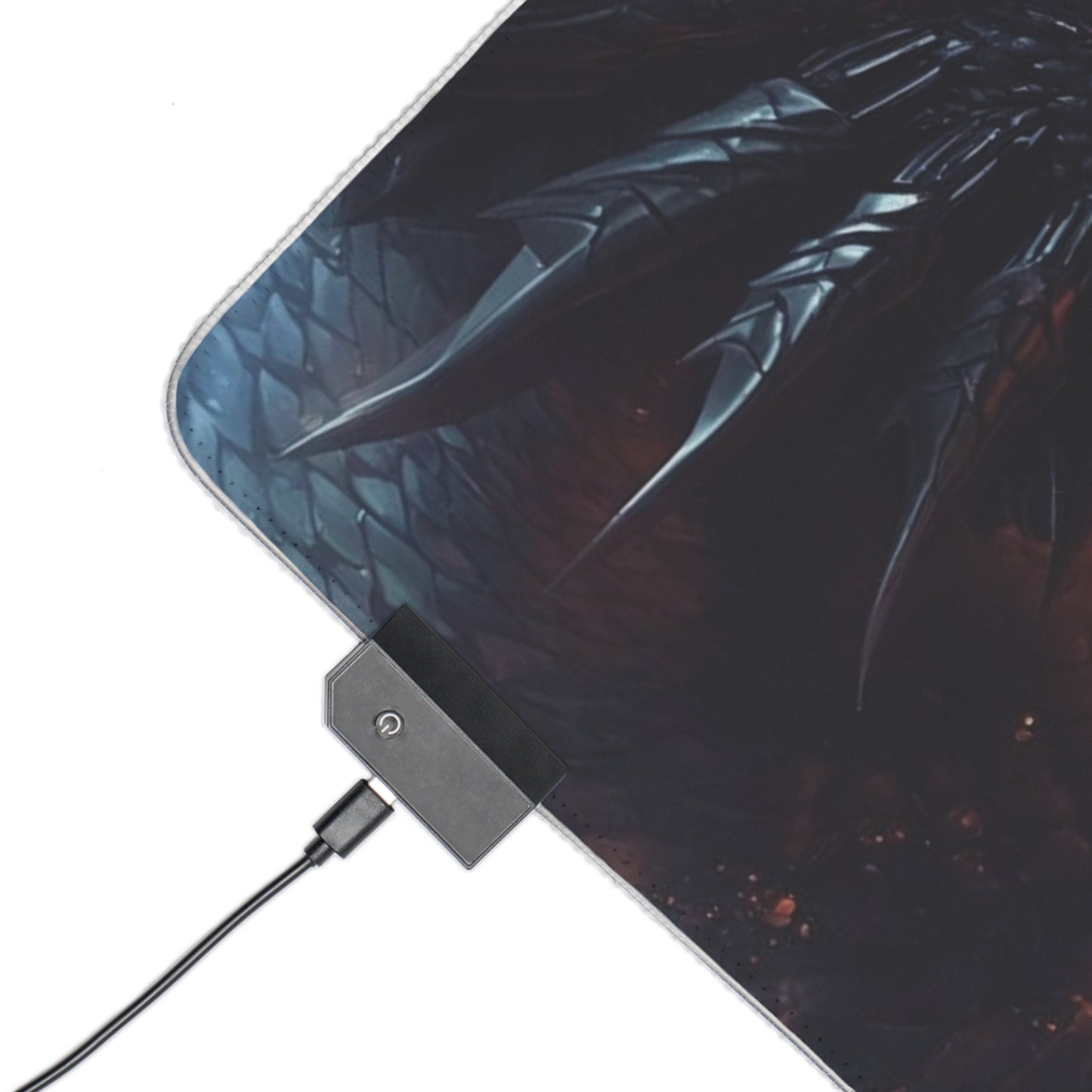 Lady Dragon & Dragon LED Gaming Mouse Pad