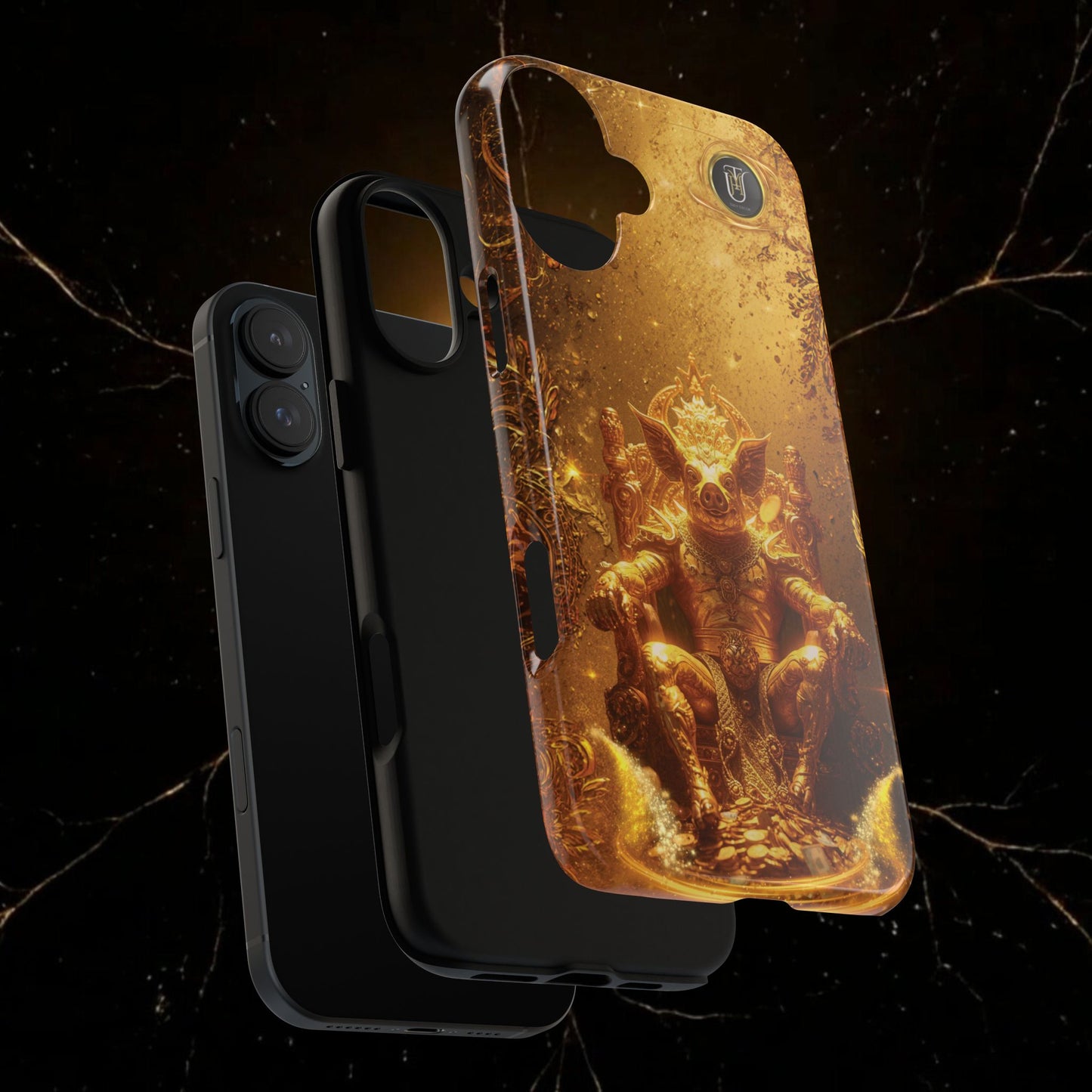 Lunar Pig Zodiac Phone Case — Fortune Totem for Wealth & Protection