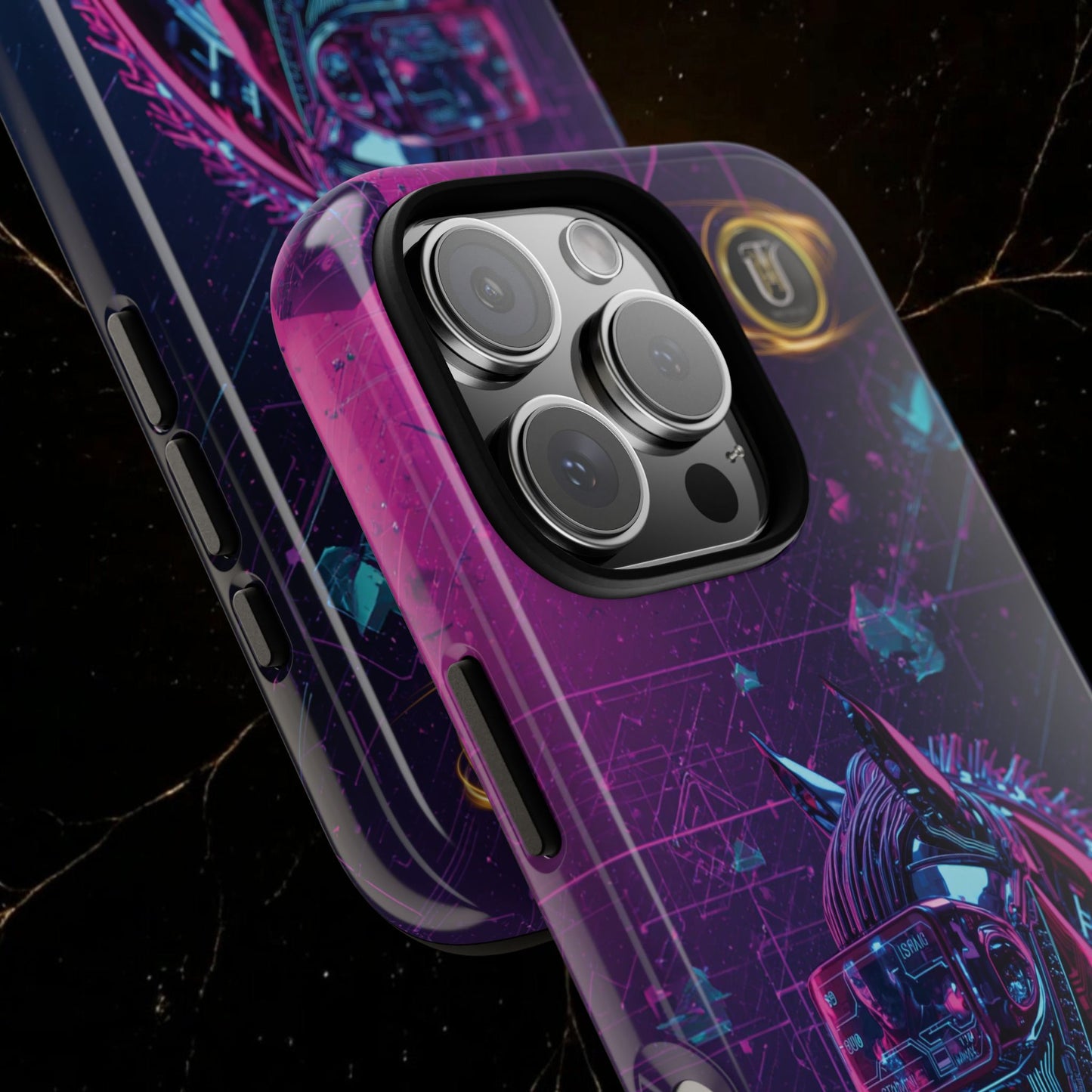 Cyber Lunar Horse Tough Case — Quantum P Phone Cover