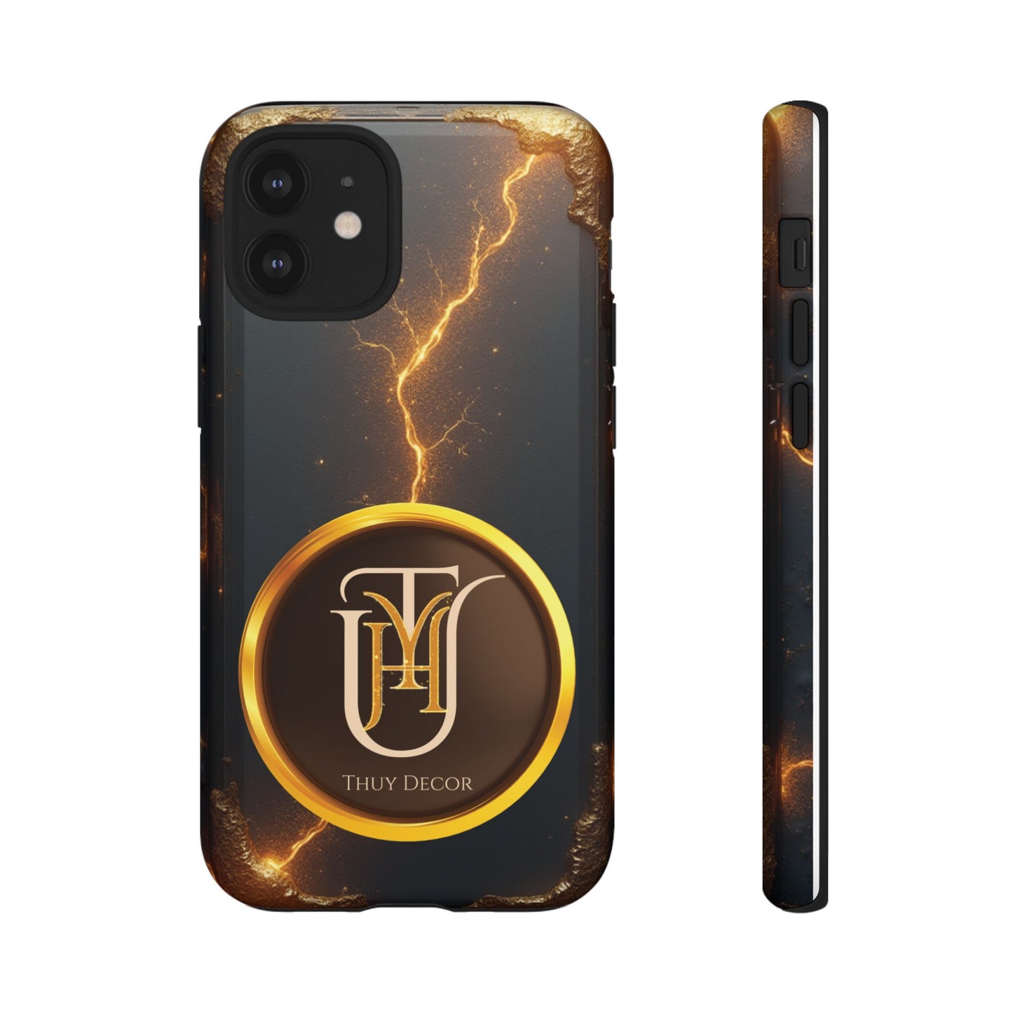 Black & Gold Luxurious Thuy Decor Brand Cover Phone Case