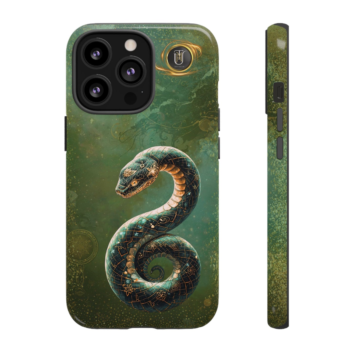 Lunar Snake Phone Case — Eternity Serpent Design
