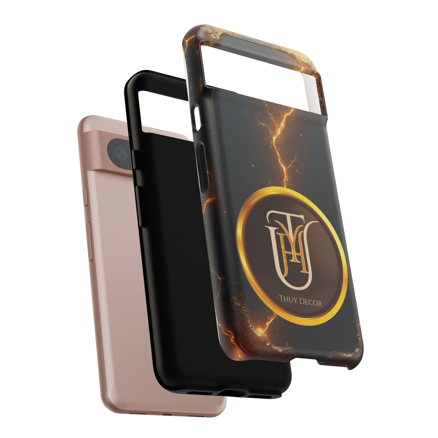 Black & Gold Luxurious Thuy Decor Brand Cover Phone Case