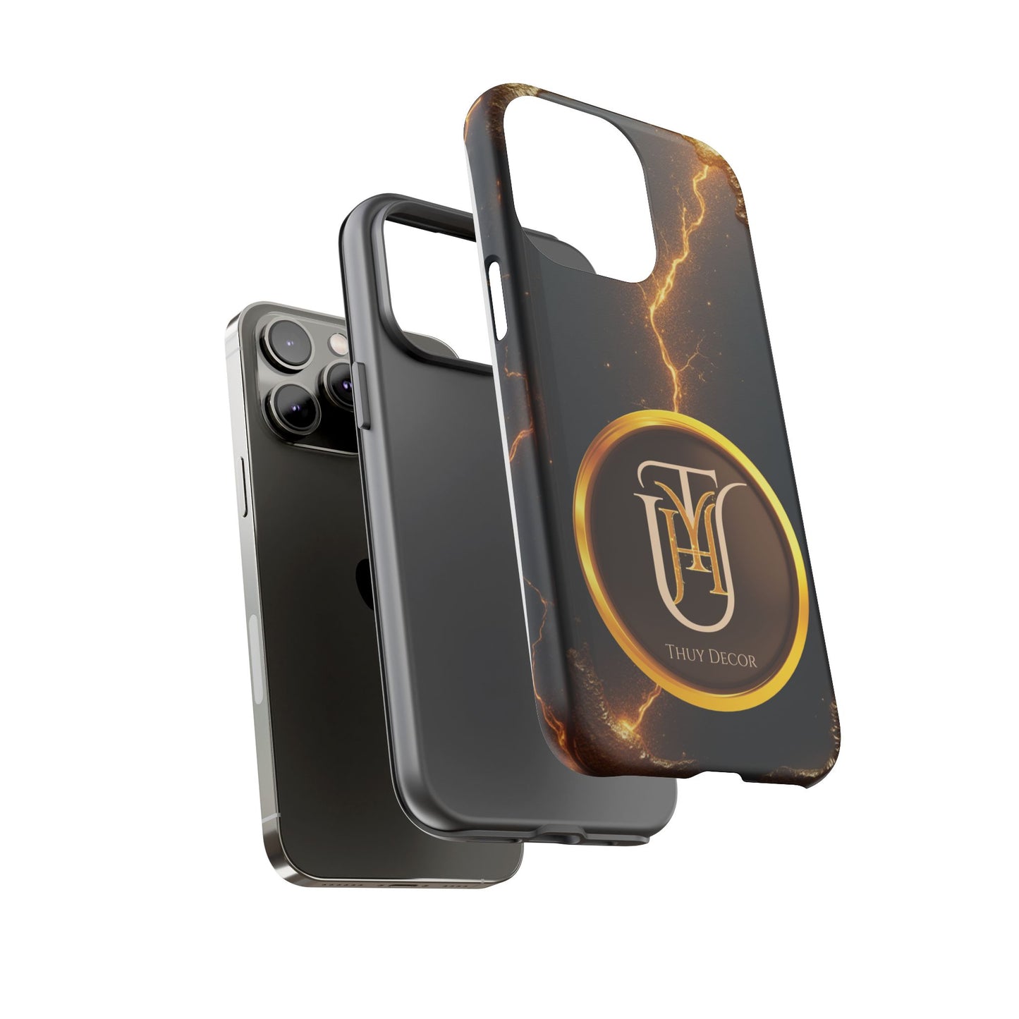 Black & Gold Luxurious Thuy Decor Brand Cover Phone Case