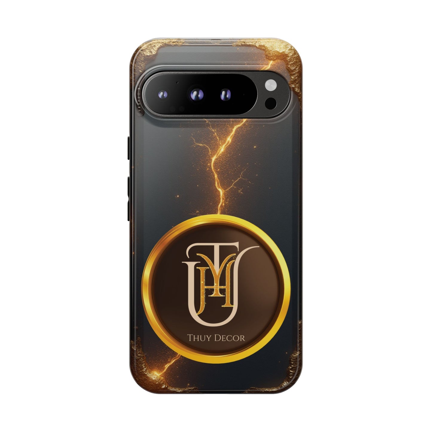 Black & Gold Luxurious Thuy Decor Brand Cover Phone Case