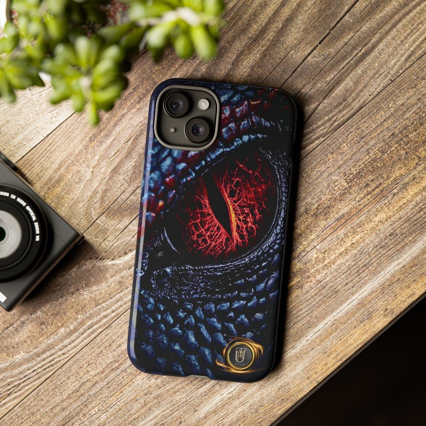 Evil Dragon Eye Phone Case — 'It Looks at You' Protective Cover