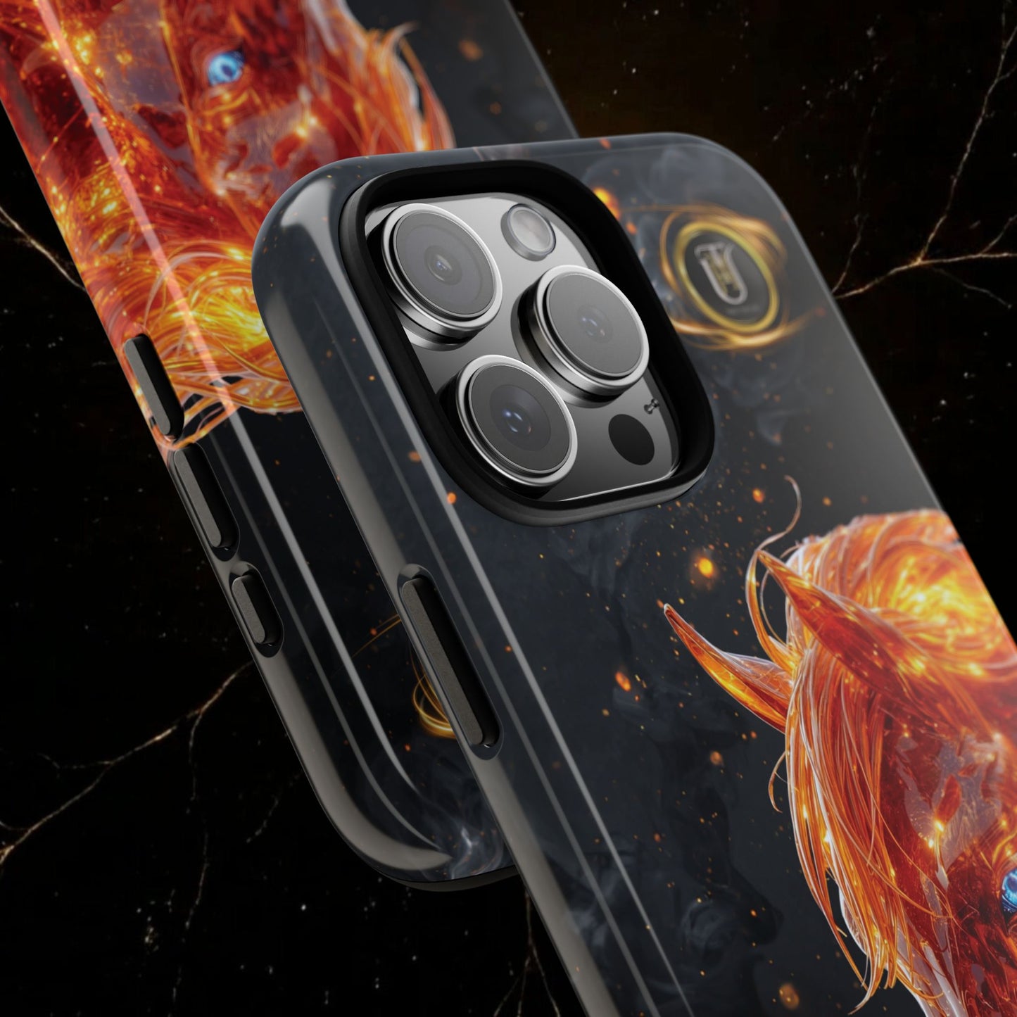 Lunar Horse 2026 Phone Case — Fiery Lucky Charm