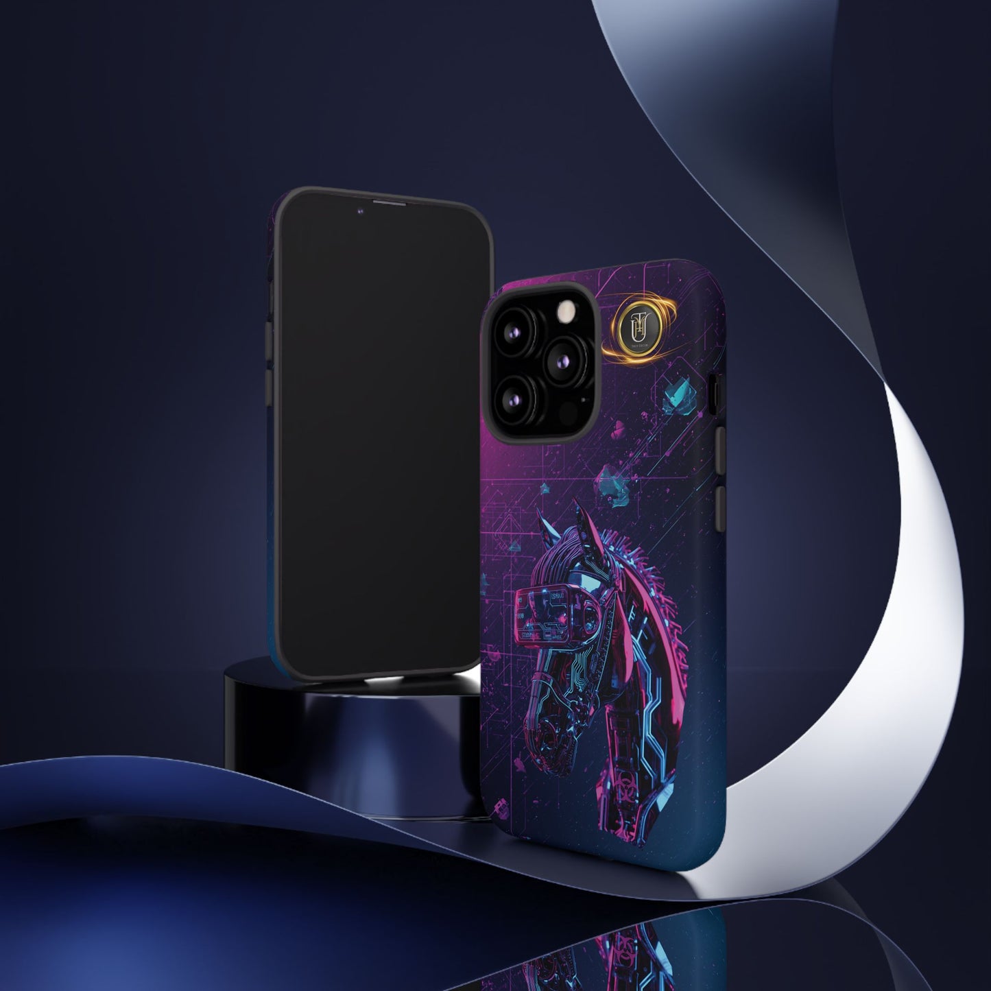 Cyber Lunar Horse Tough Case — Quantum P Phone Cover