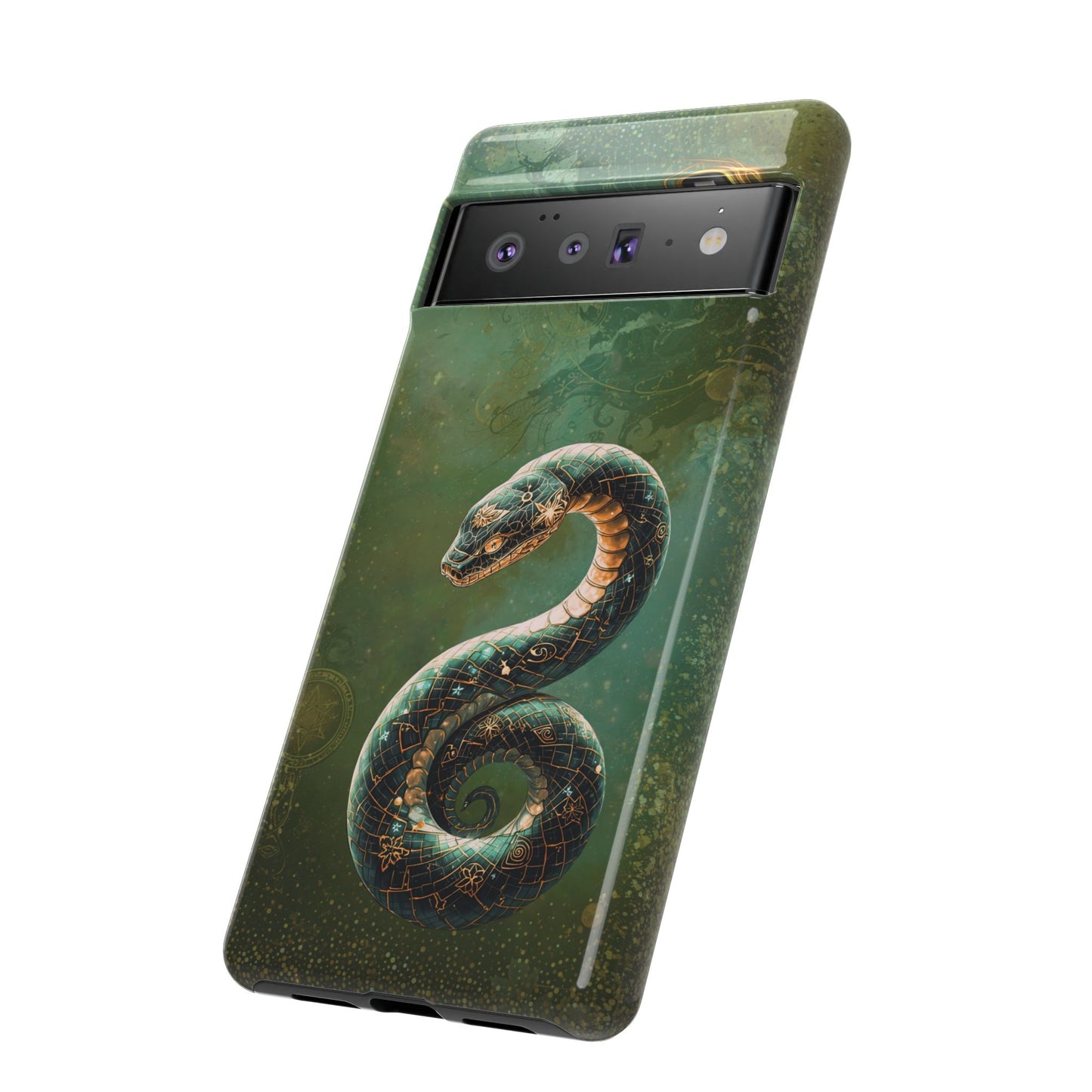 Lunar Snake Phone Case — Eternity Serpent Design