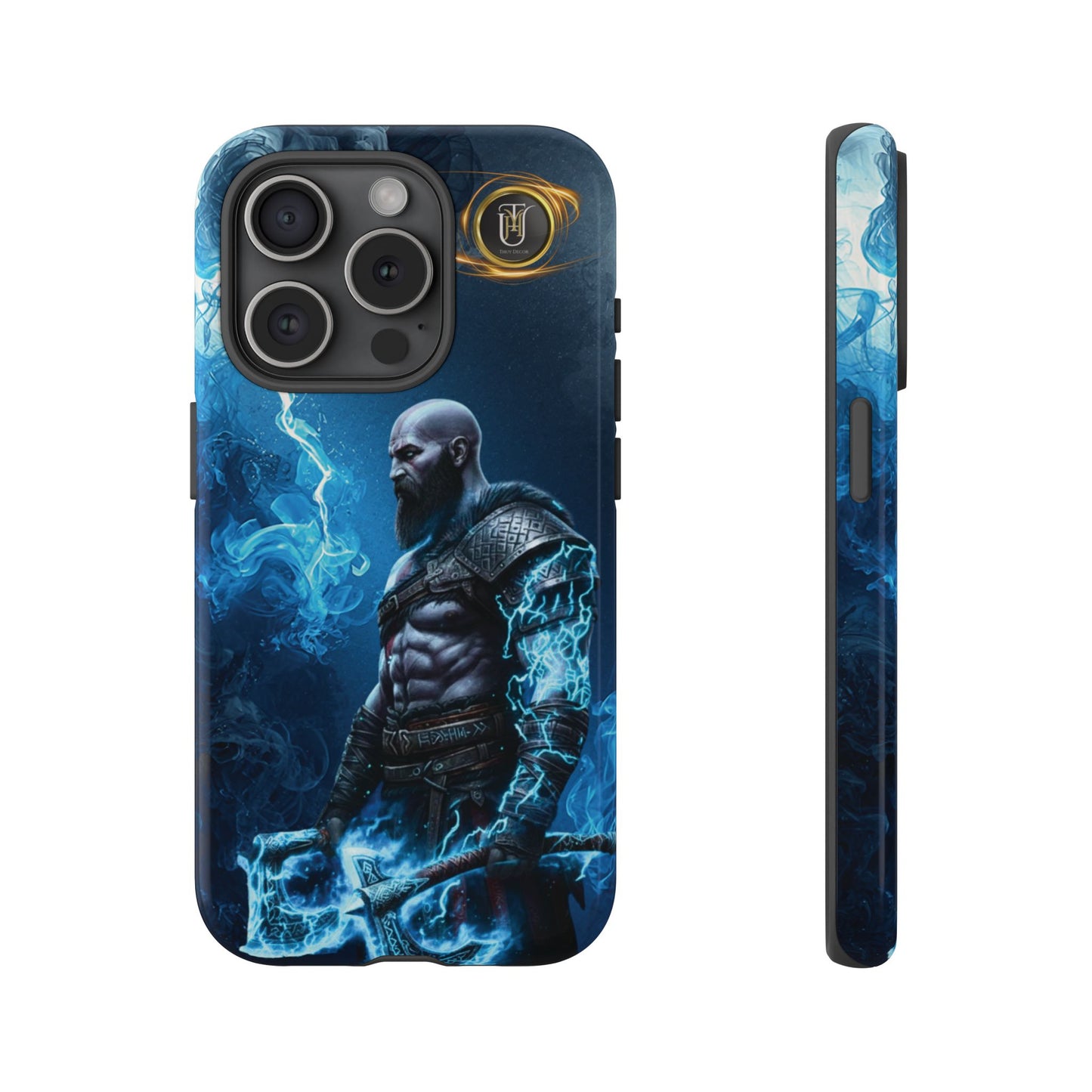 Norse Warrior Phone Case — Viking Shield & Helmet Tough Cover