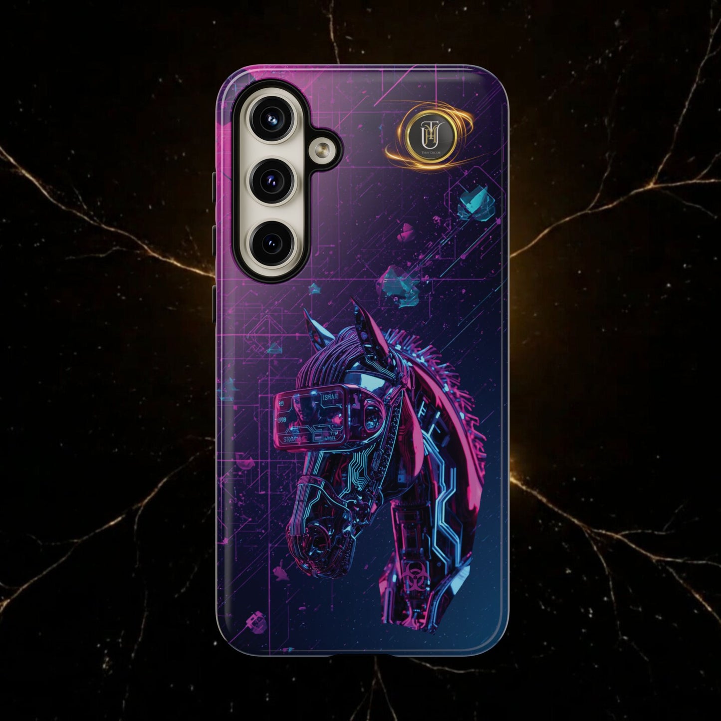 Cyber Lunar Horse Tough Case — Quantum P Phone Cover