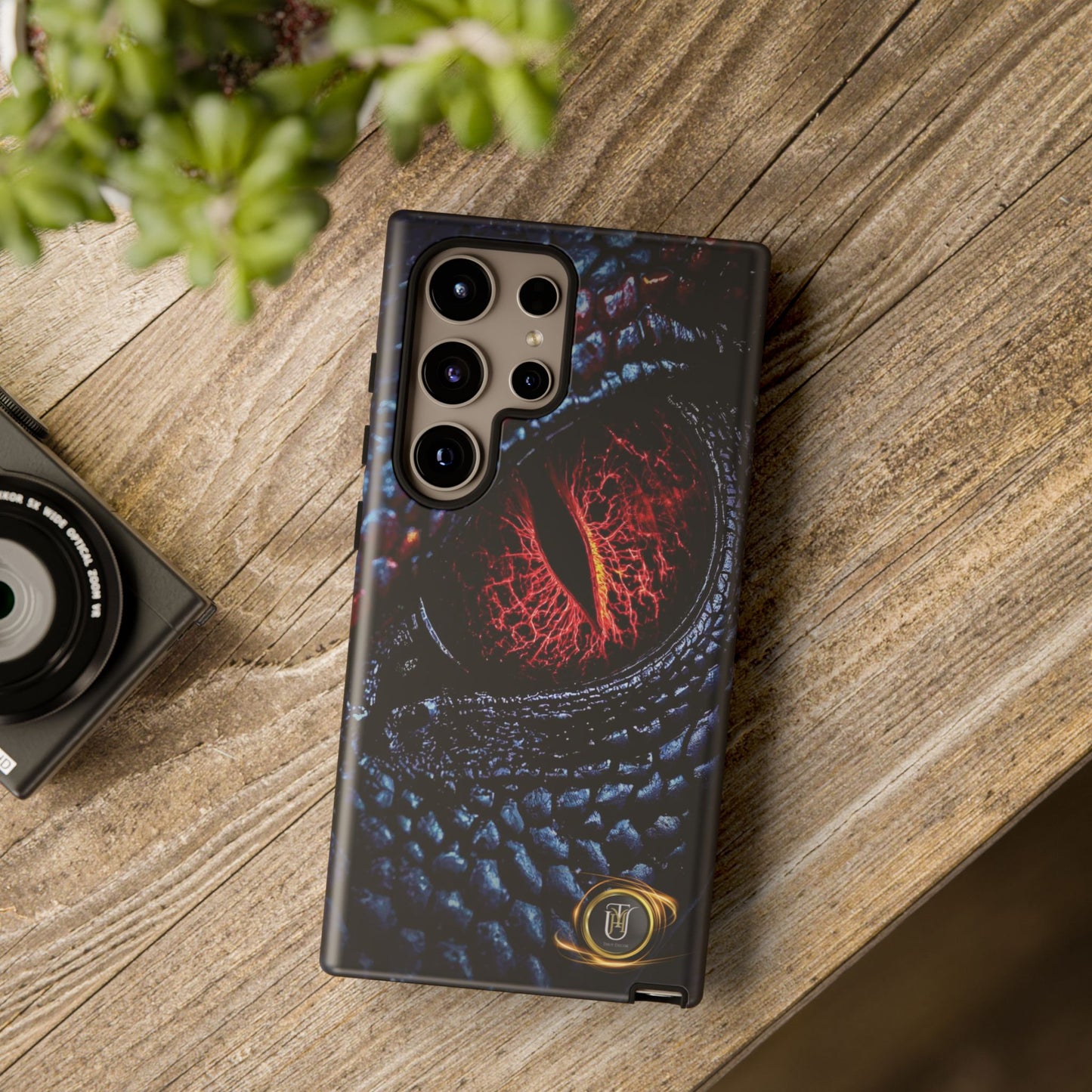 Evil Dragon Eye Phone Case — 'It Looks at You' Protective Cover