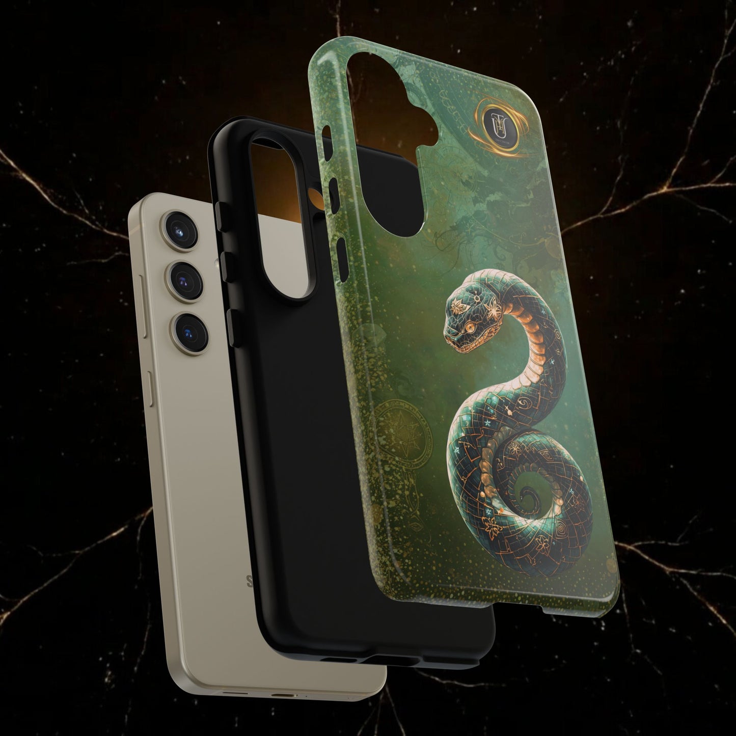 Lunar Snake Phone Case — Eternity Serpent Design