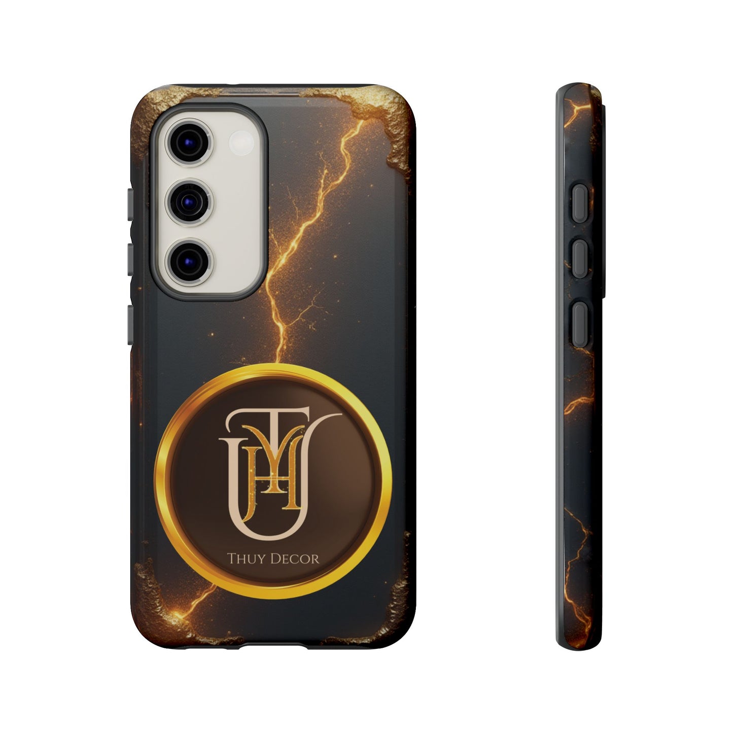 Black & Gold Luxurious Thuy Decor Brand Cover Phone Case