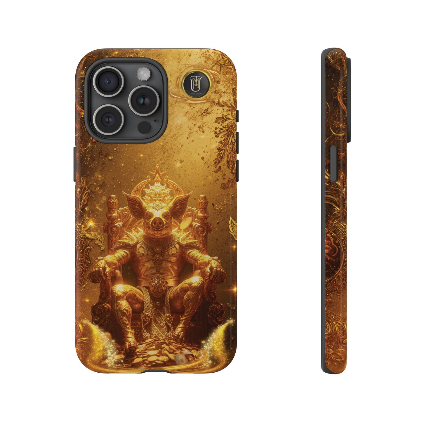Lunar Pig Zodiac Phone Case — Fortune Totem for Wealth & Protection