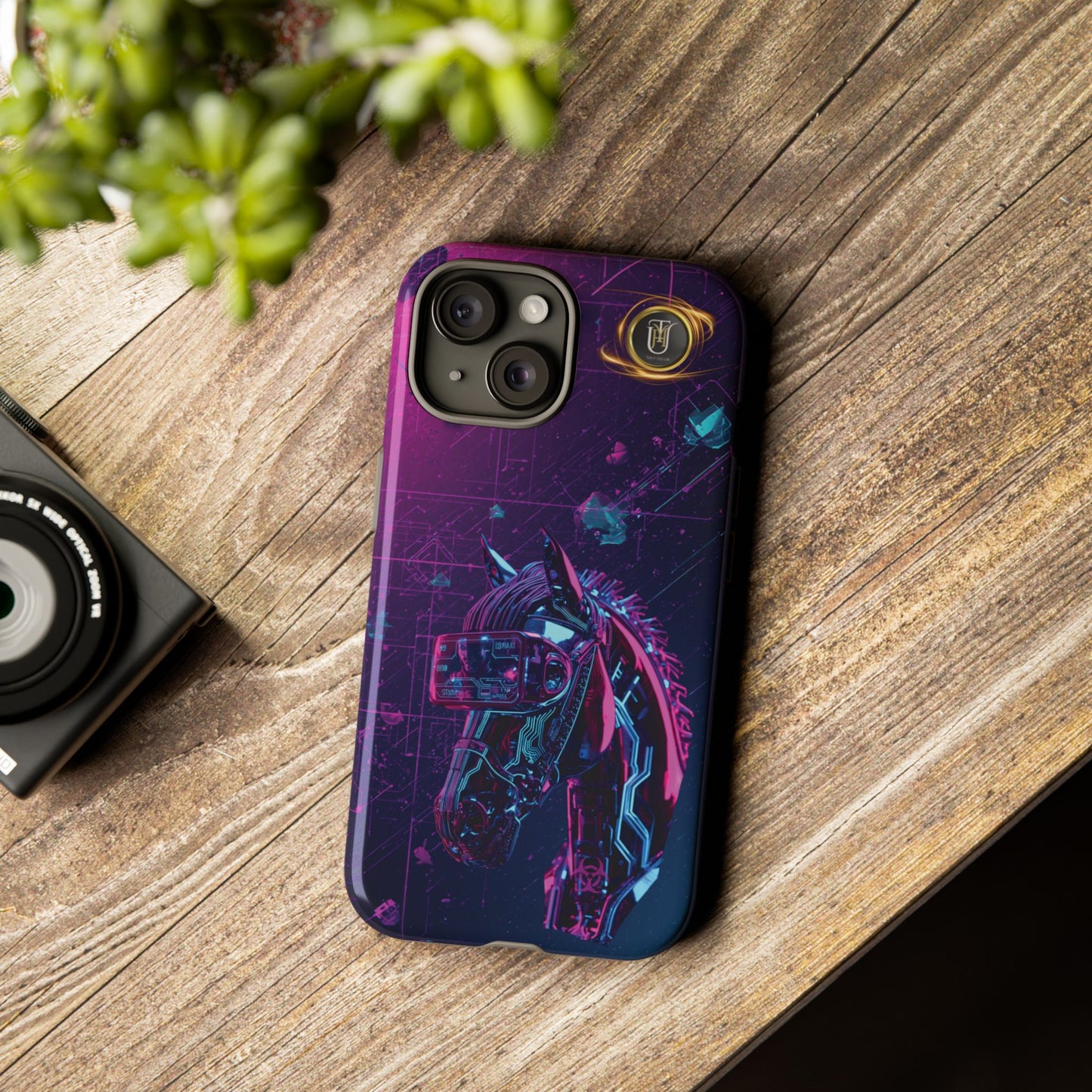 Cyber Lunar Horse Tough Case — Quantum P Phone Cover