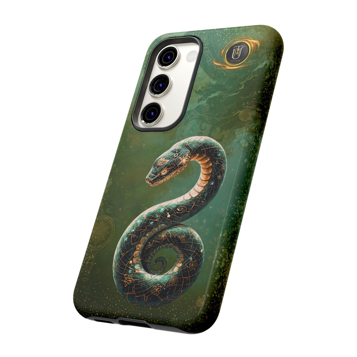 Lunar Snake Phone Case — Eternity Serpent Design