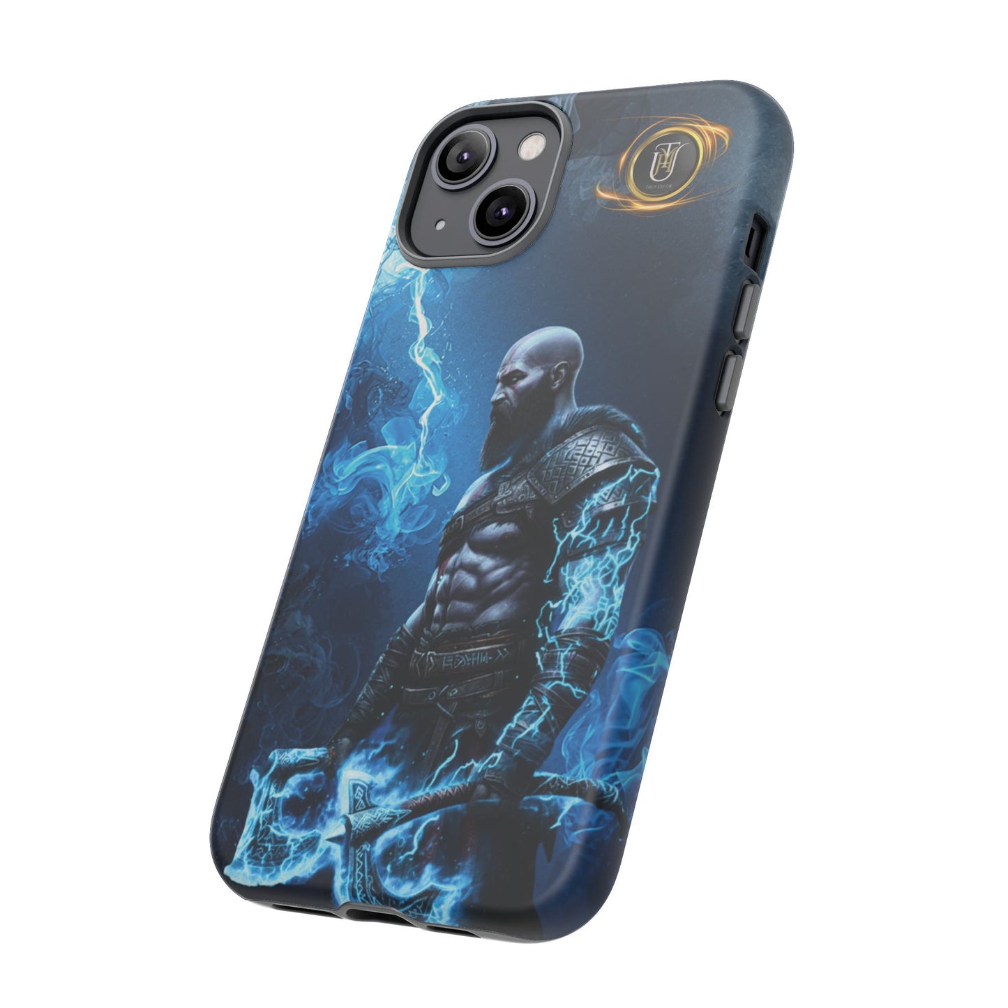 Norse Warrior Phone Case — Viking Shield & Helmet Tough Cover