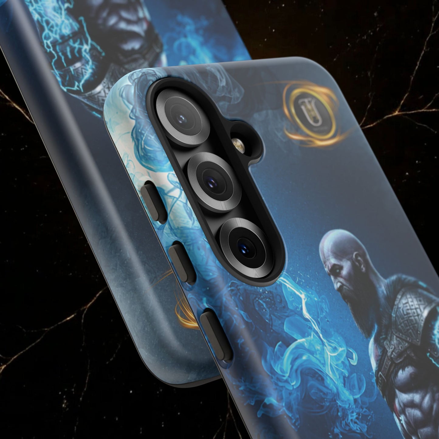 Norse Warrior Phone Case — Viking Shield & Helmet Tough Cover