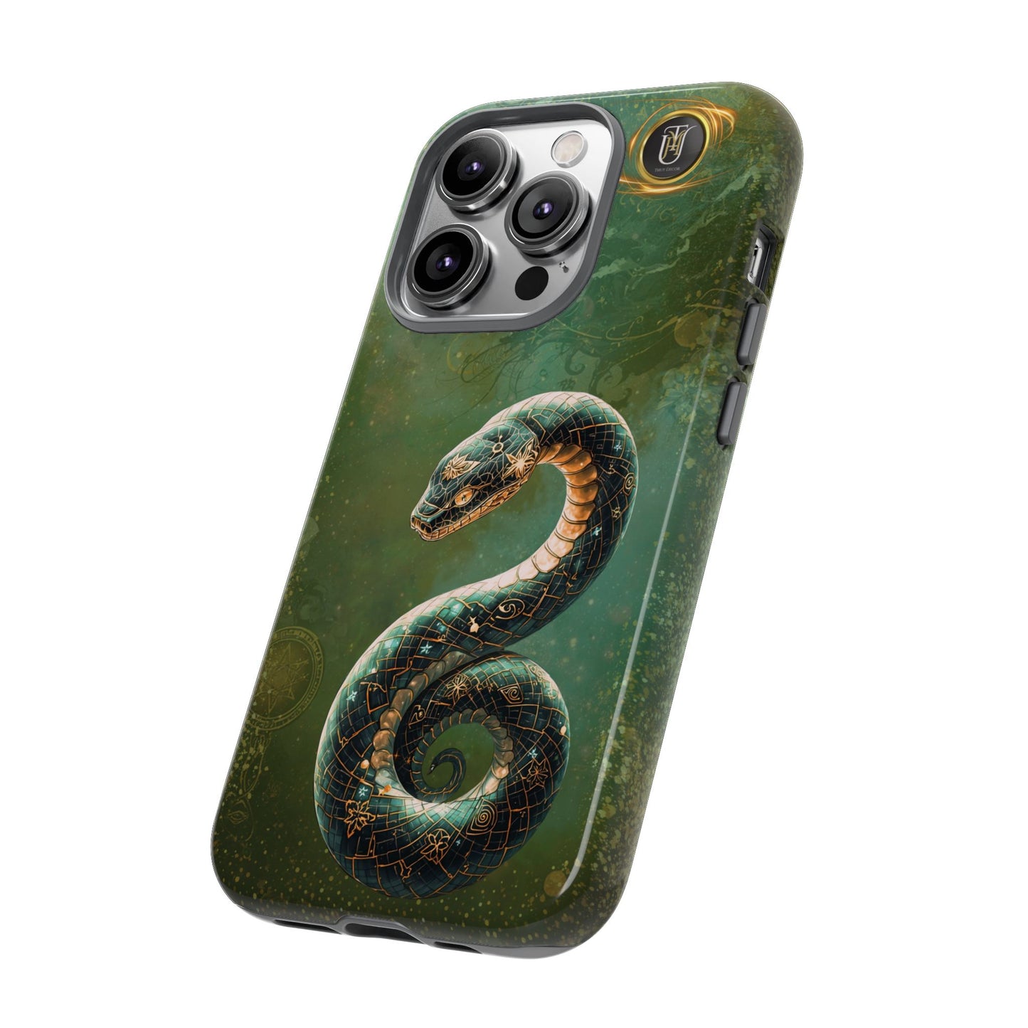 Lunar Snake Phone Case — Eternity Serpent Design