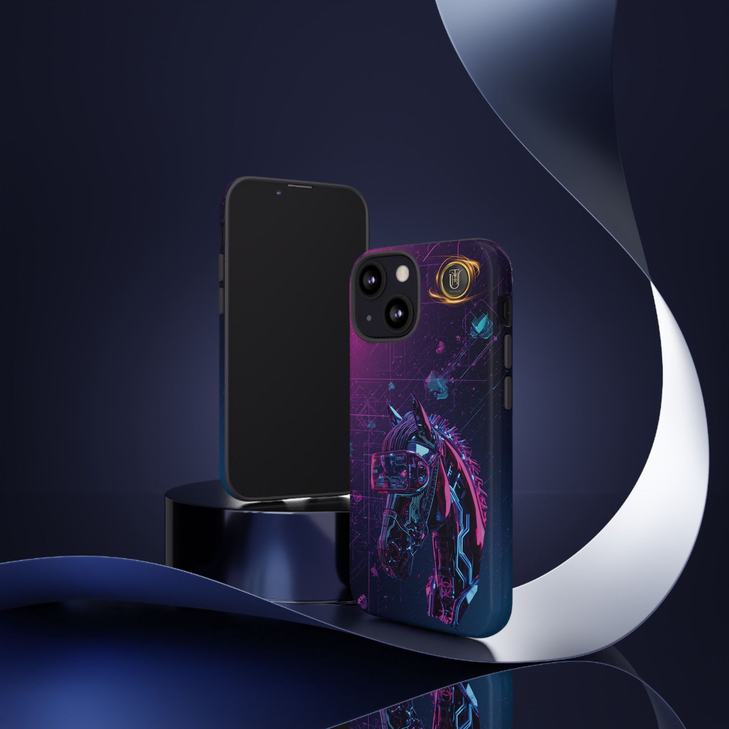 Cyber Lunar Horse Tough Case — Quantum P Phone Cover