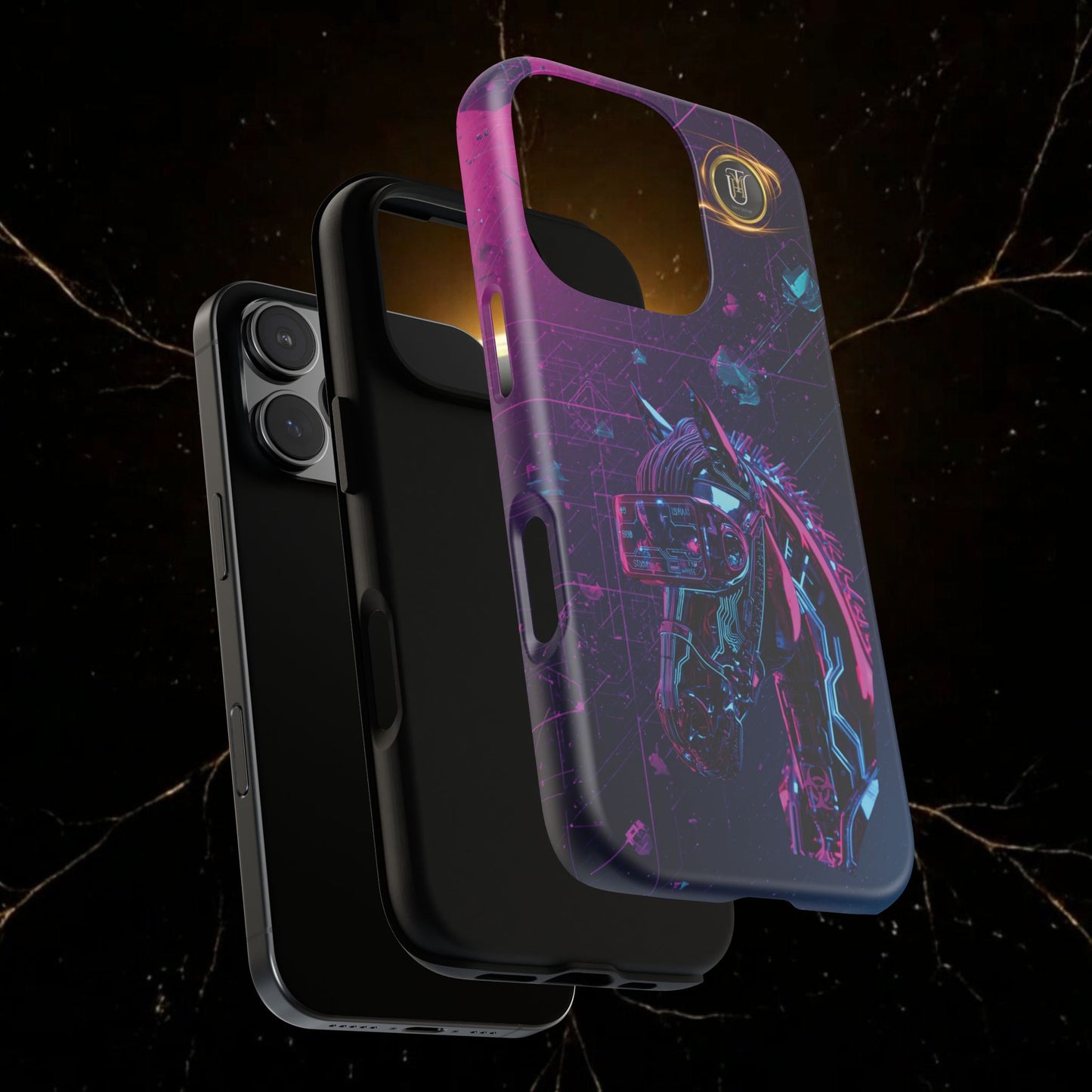 Cyber Lunar Horse Tough Case — Quantum P Phone Cover