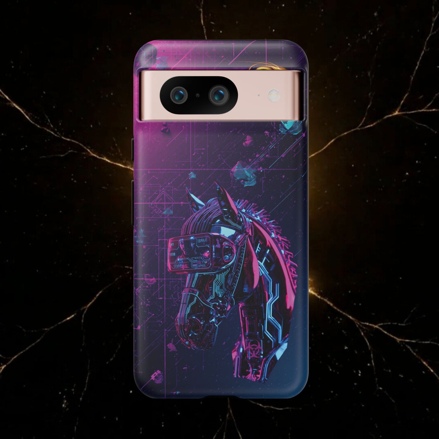 Cyber Lunar Horse Tough Case — Quantum P Phone Cover