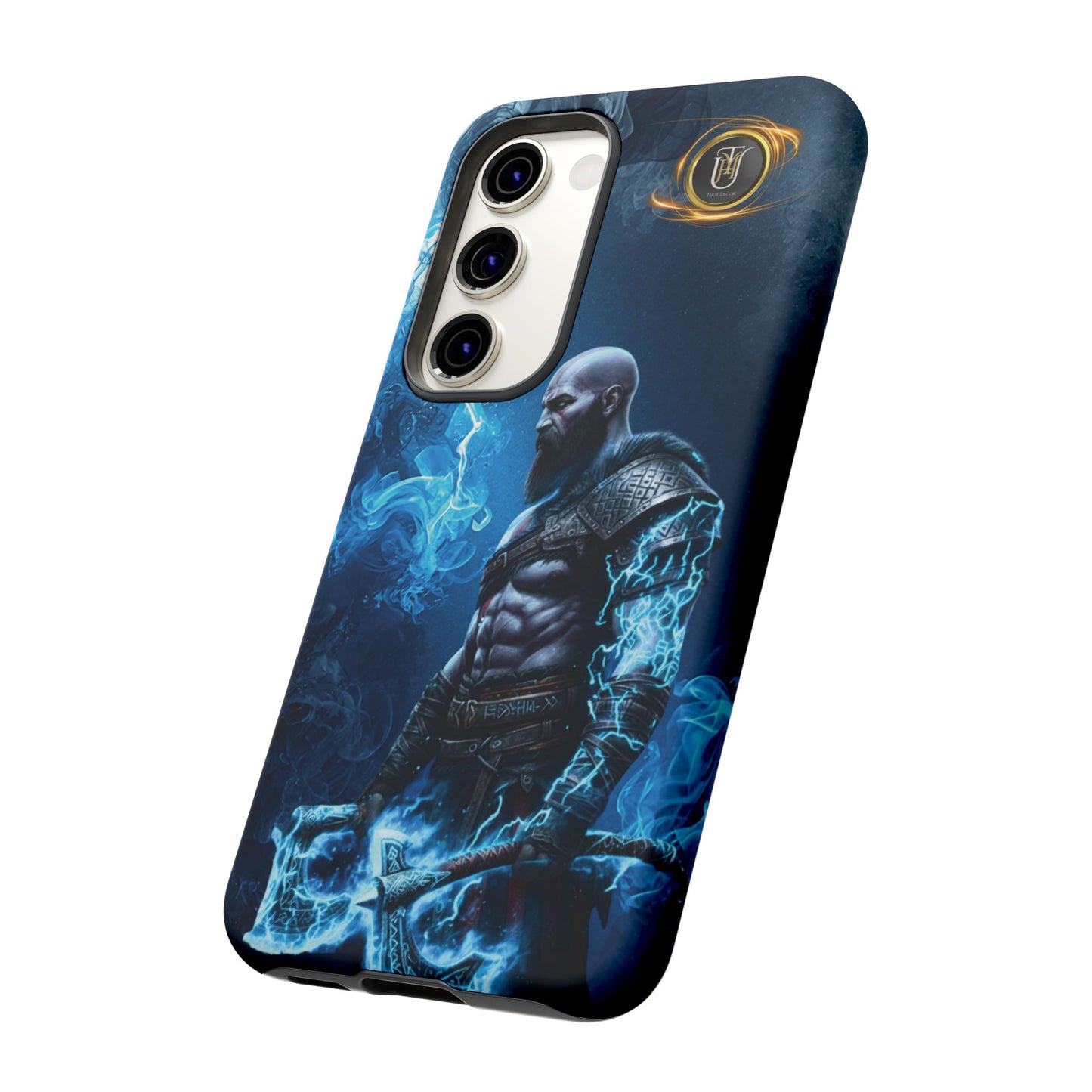 Norse Warrior Phone Case — Viking Shield & Helmet Tough Cover