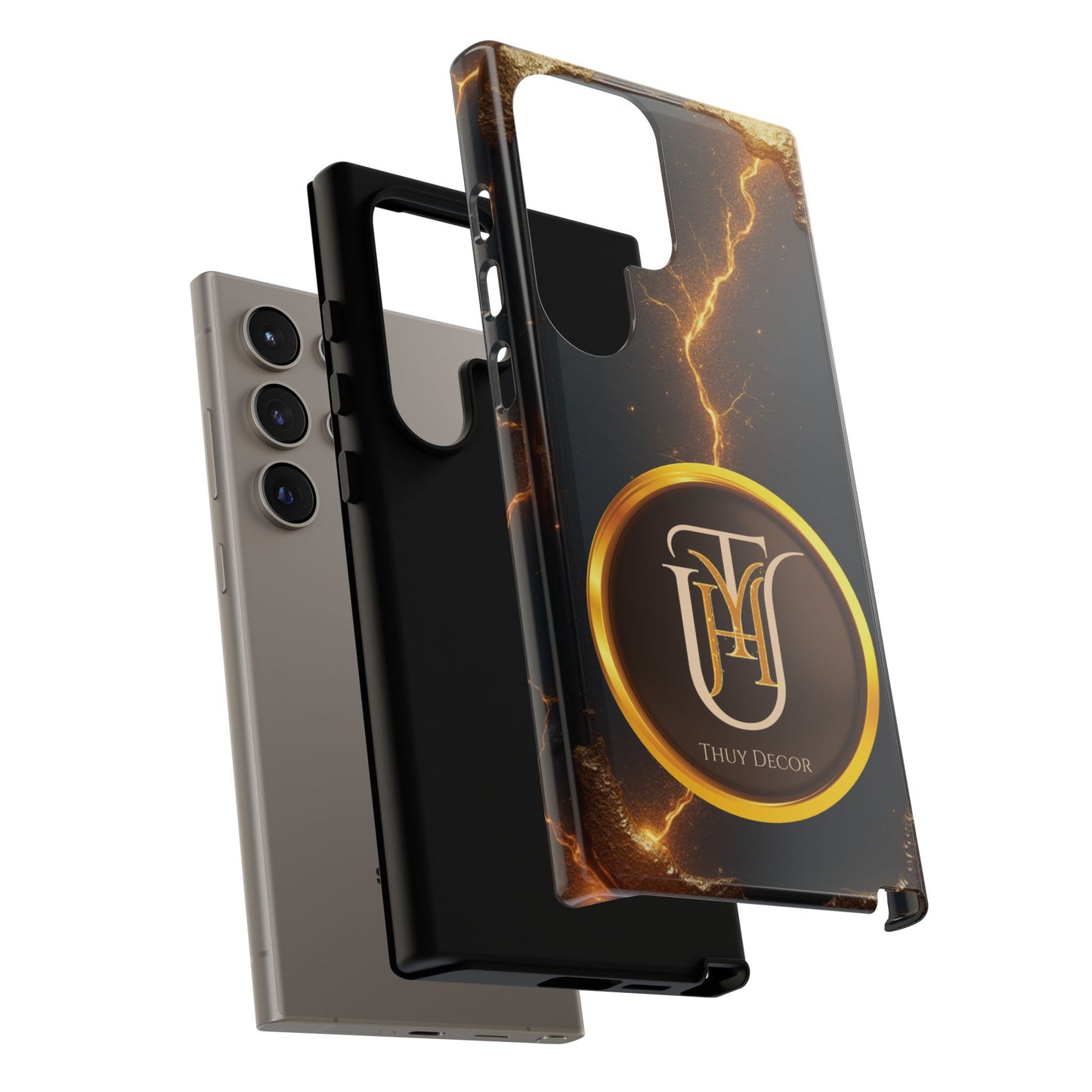 Black & Gold Luxurious Thuy Decor Brand Cover Phone Case