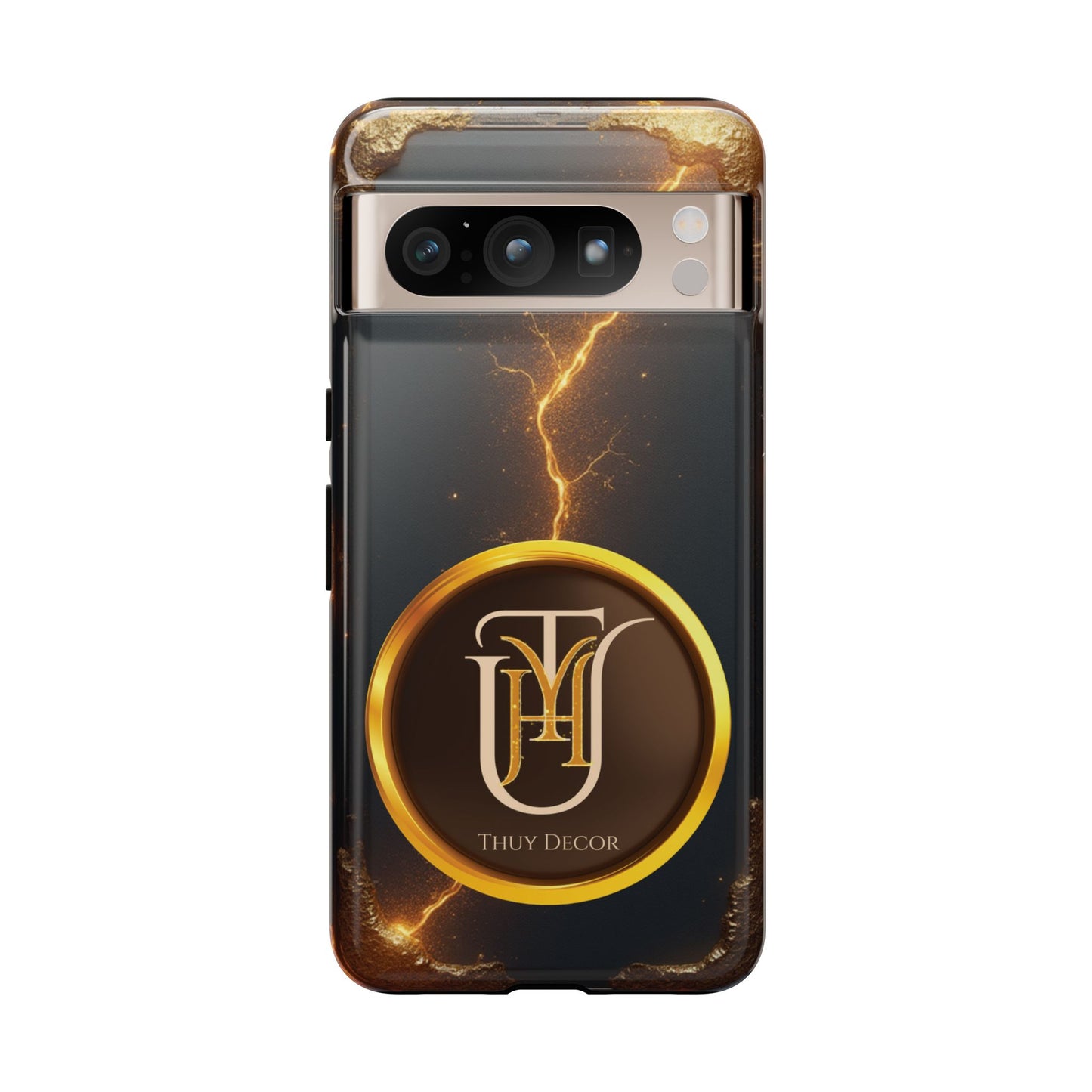 Black & Gold Luxurious Thuy Decor Brand Cover Phone Case