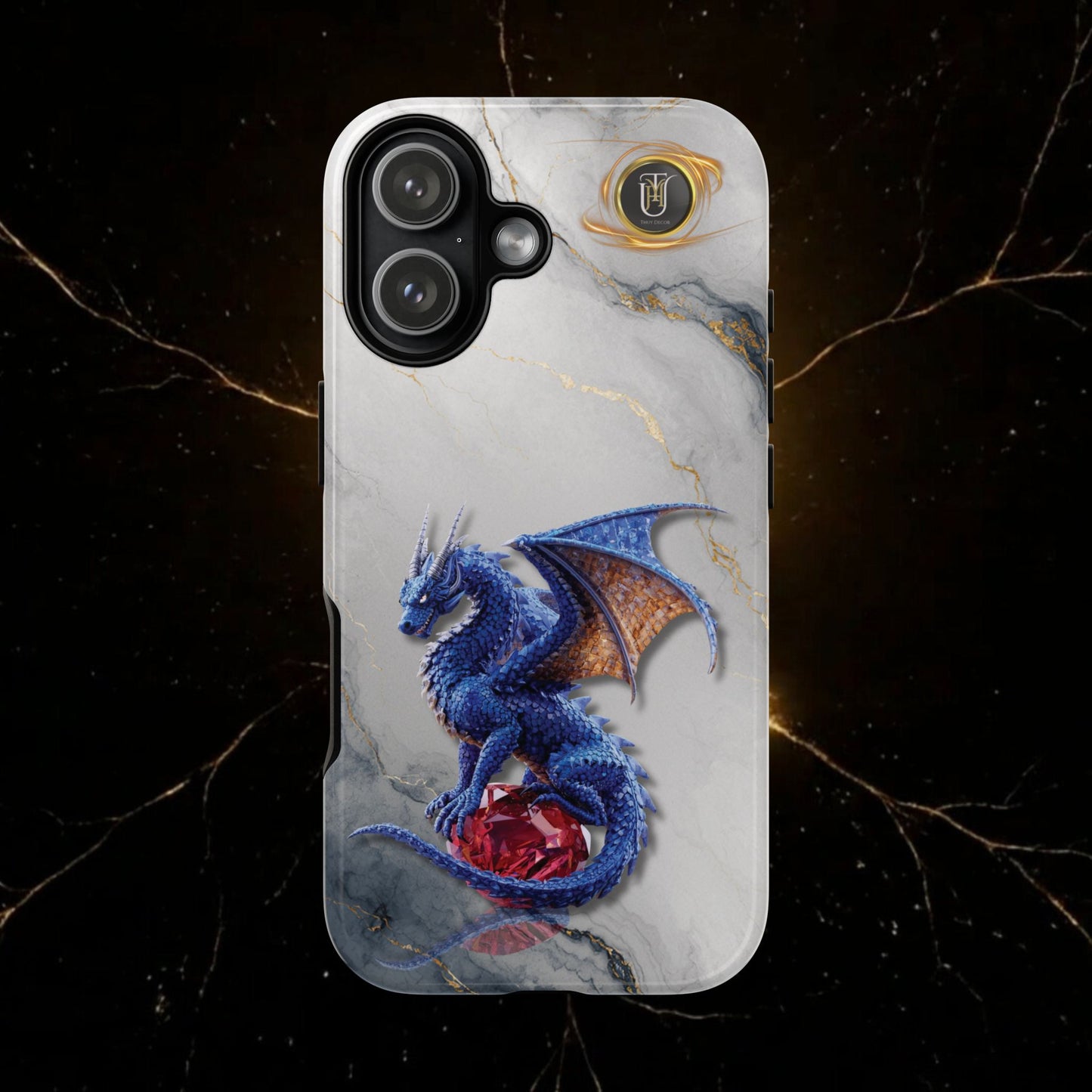 Lapis Dragon Gem Guardian Phone Case
