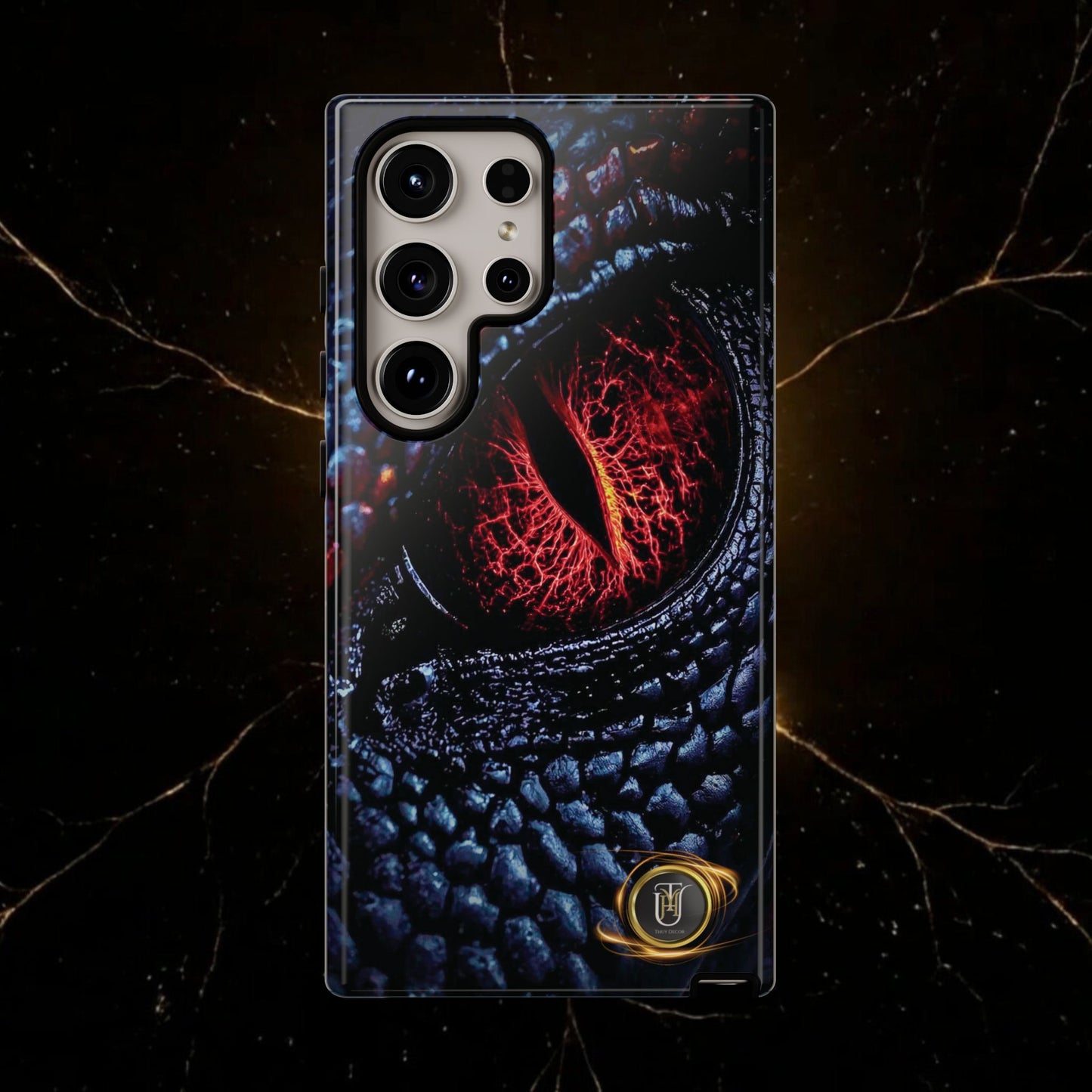 Evil Dragon Eye Phone Case — 'It Looks at You' Protective Cover