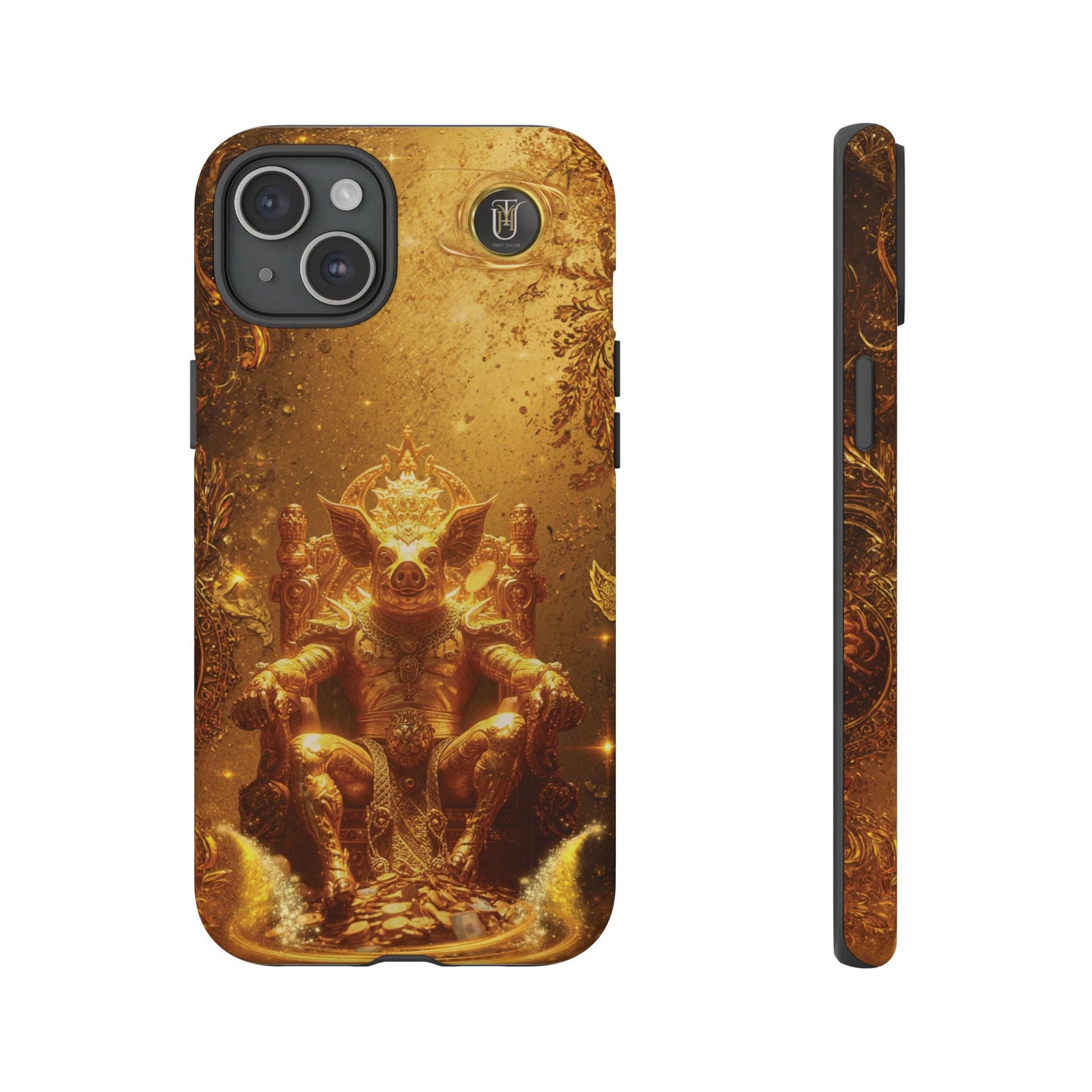 Lunar Pig Zodiac Phone Case — Fortune Totem for Wealth & Protection
