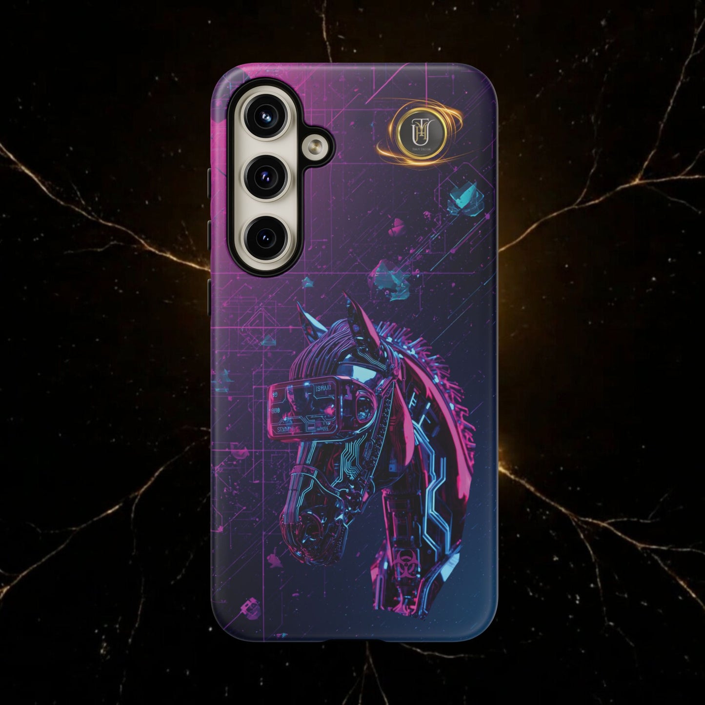 Cyber Lunar Horse Tough Case — Quantum P Phone Cover