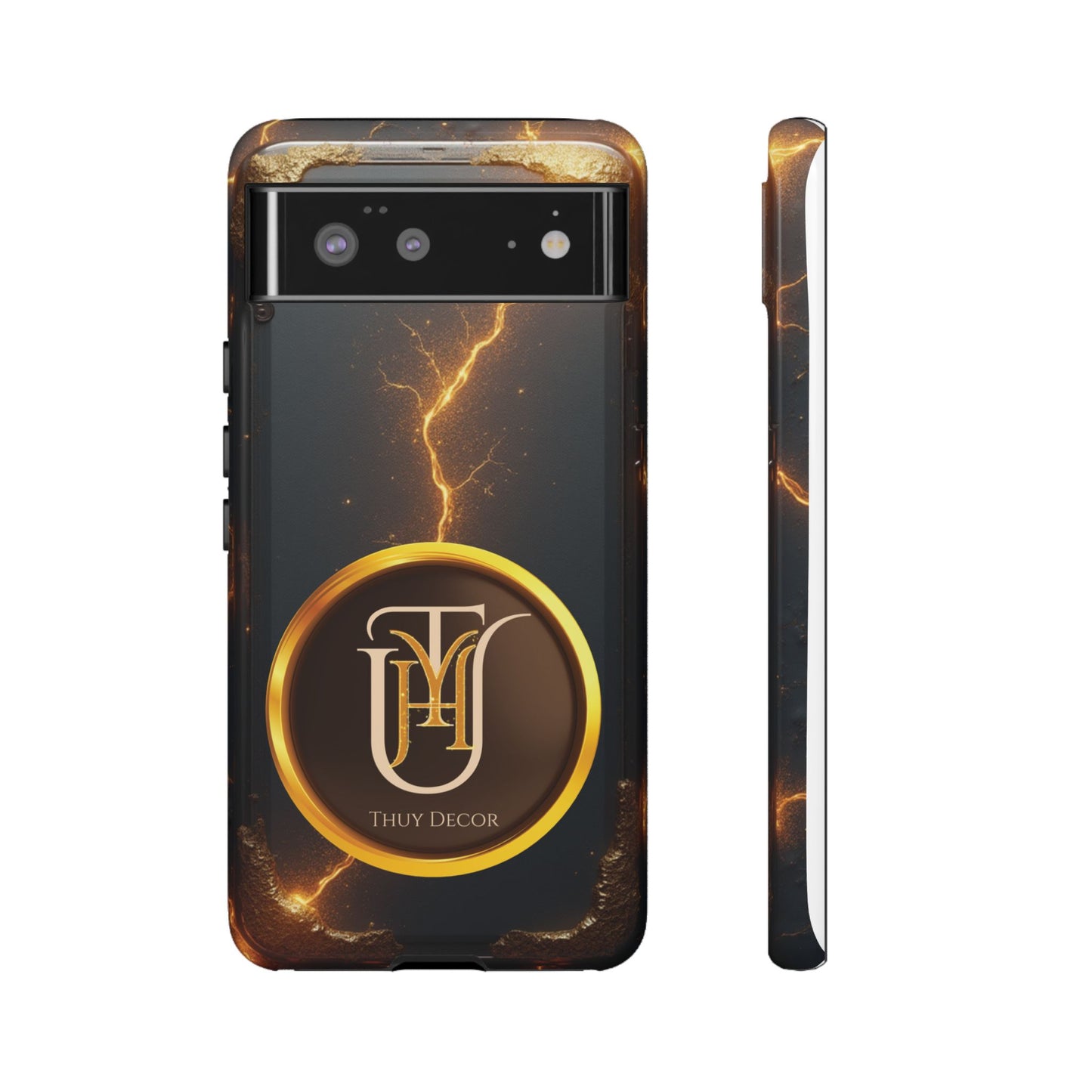 Black & Gold Luxurious Thuy Decor Brand Cover Phone Case