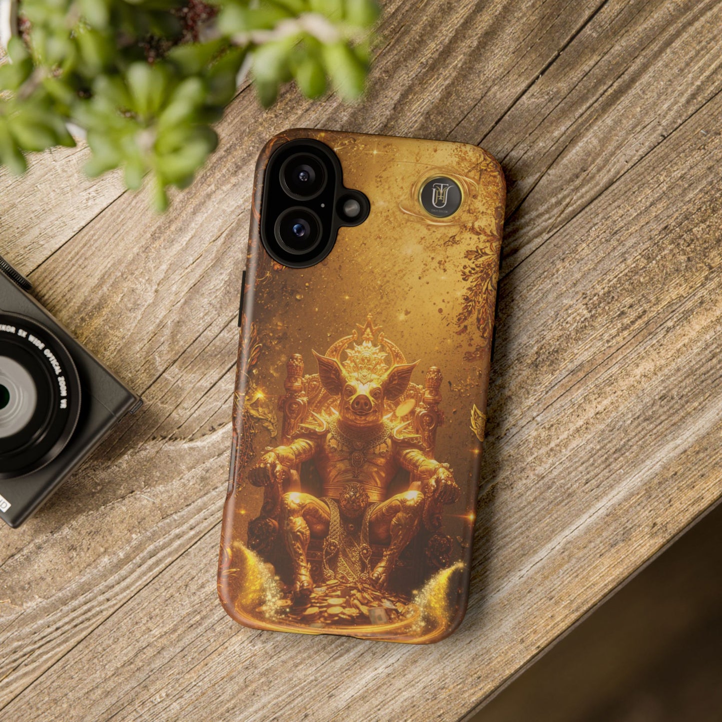 Lunar Pig Zodiac Phone Case — Fortune Totem for Wealth & Protection