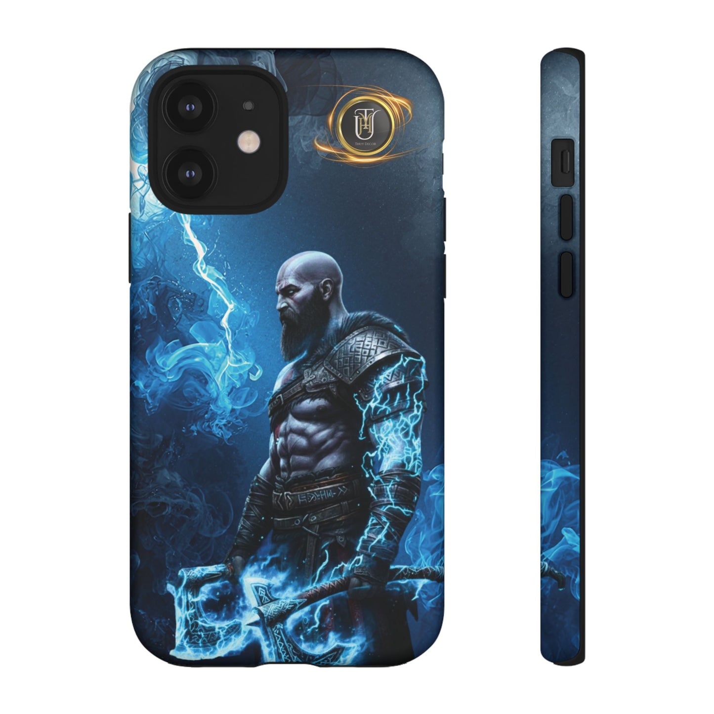Norse Warrior Phone Case — Viking Shield & Helmet Tough Cover