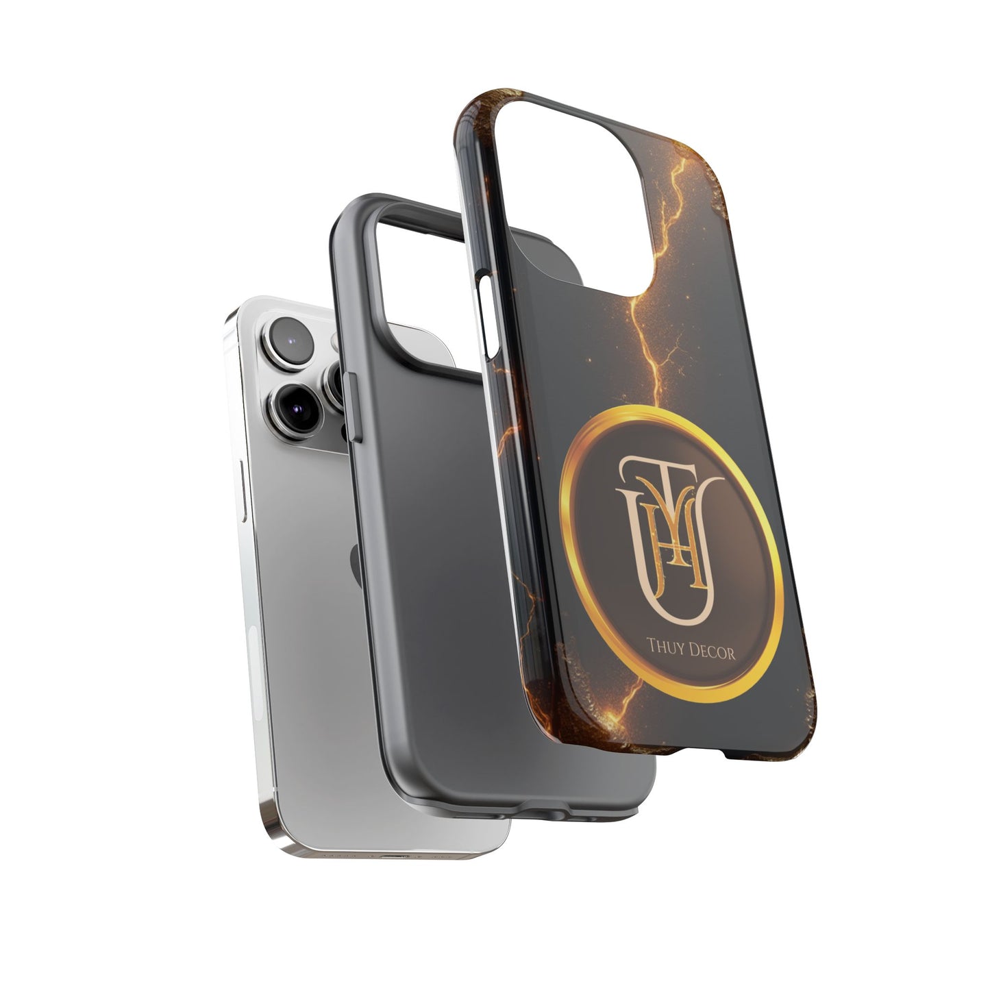 Black & Gold Luxurious Thuy Decor Brand Cover Phone Case