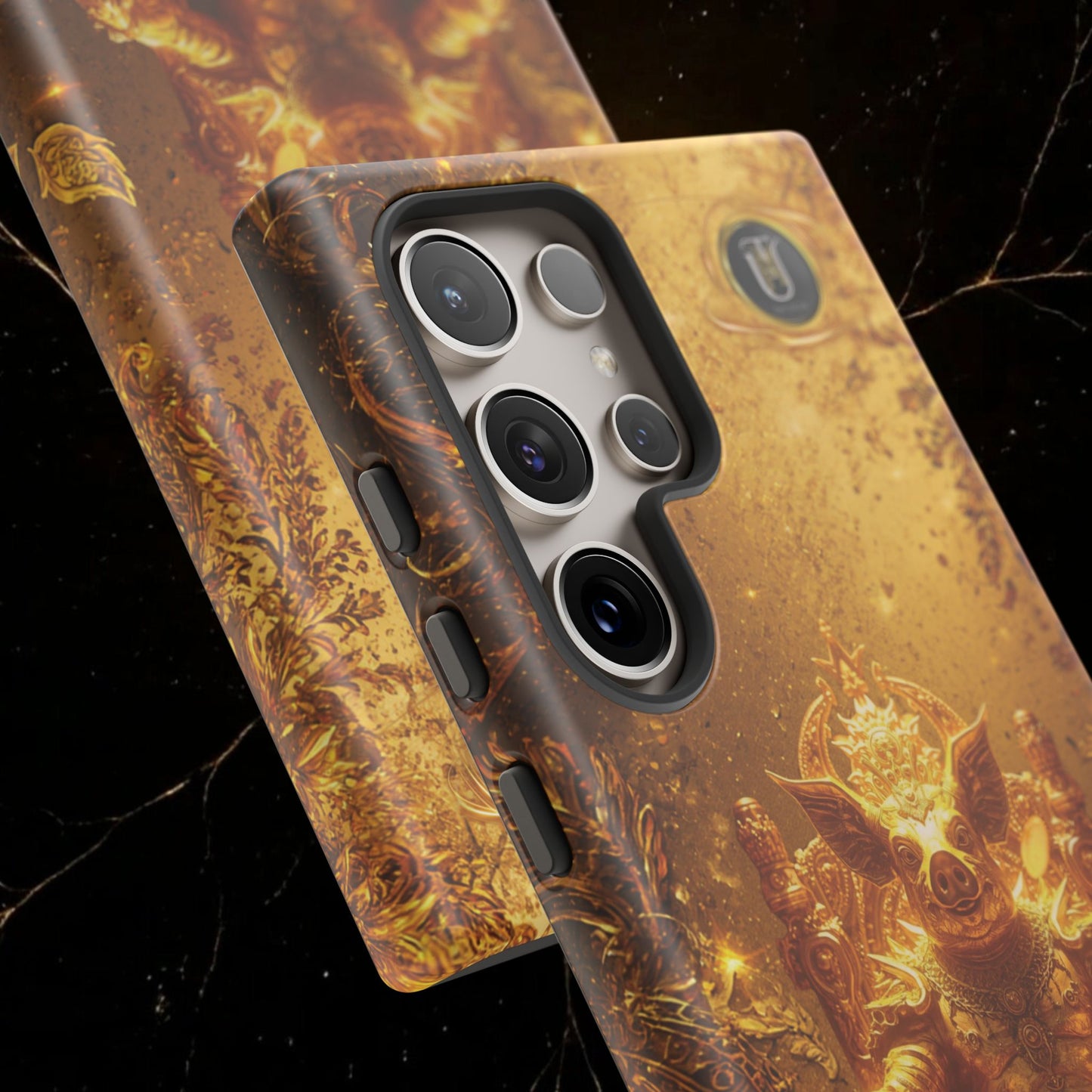 Lunar Pig Zodiac Phone Case — Fortune Totem for Wealth & Protection