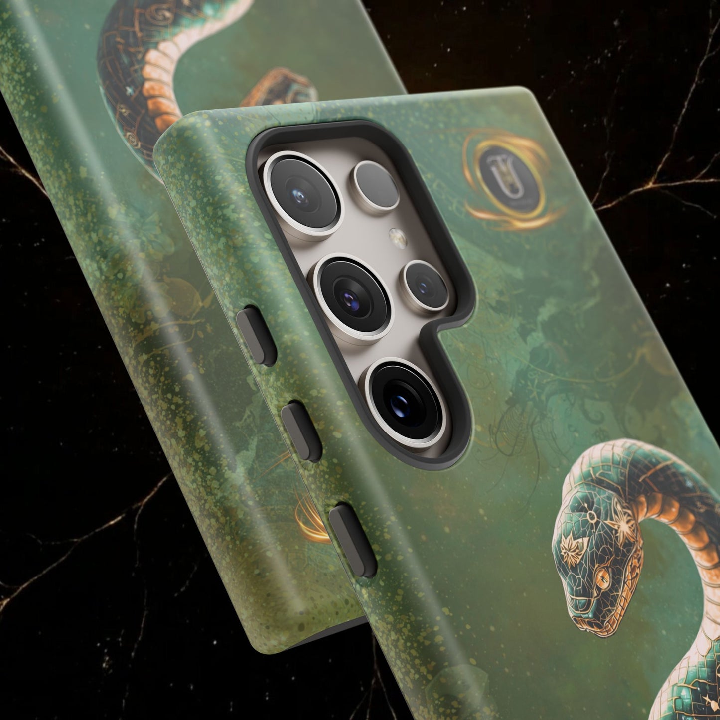 Lunar Snake Phone Case — Eternity Serpent Design
