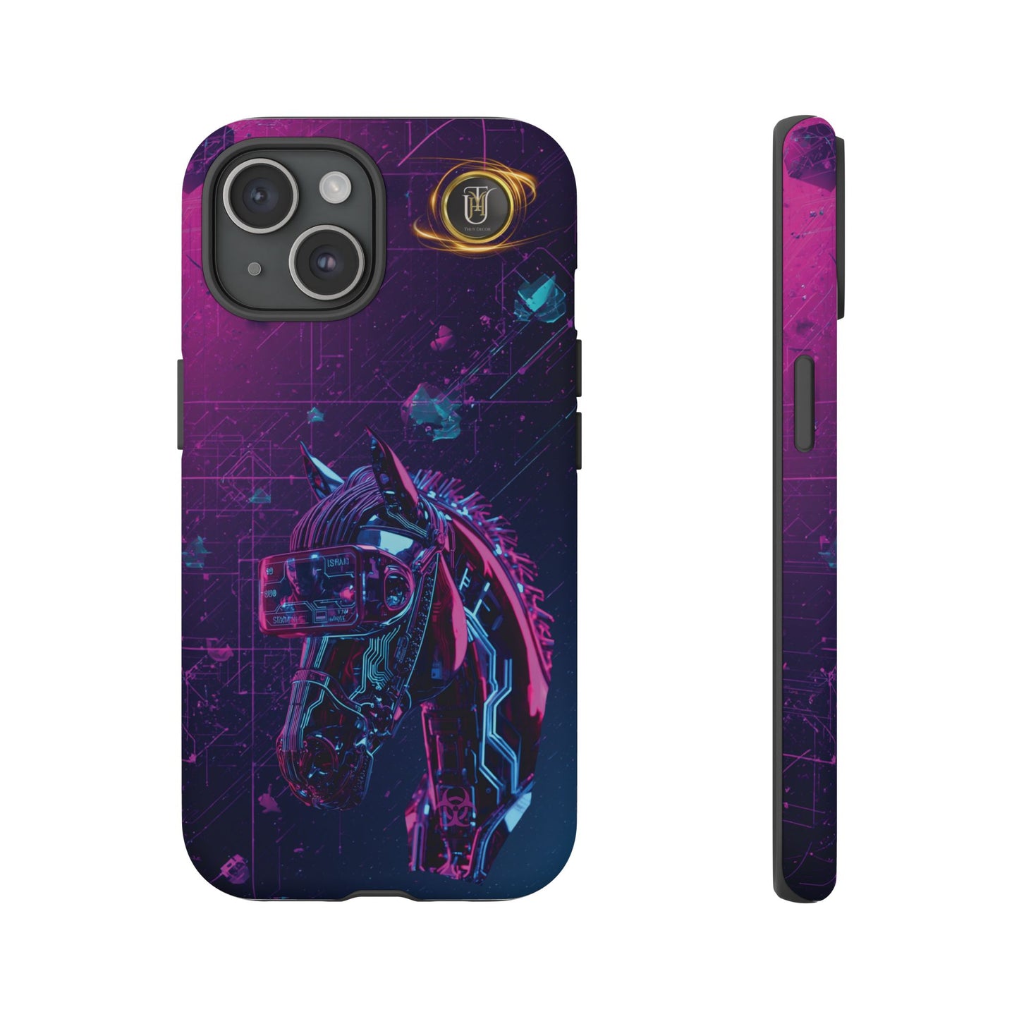 Cyber Lunar Horse Tough Case — Quantum P Phone Cover