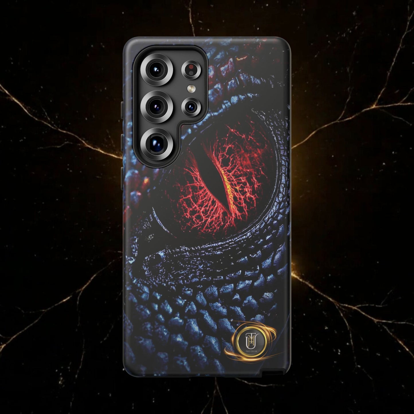 Evil Dragon Eye Phone Case — 'It Looks at You' Protective Cover