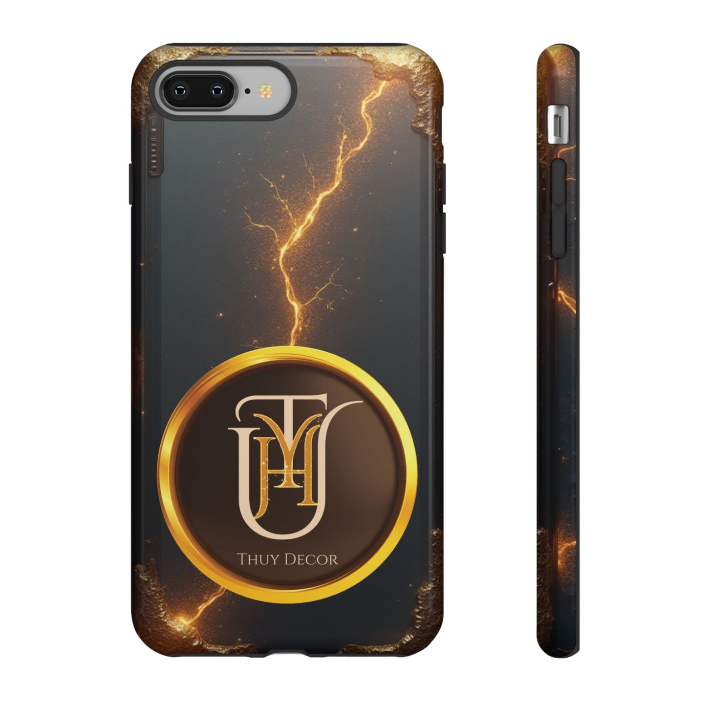 Black & Gold Luxurious Thuy Decor Brand Cover Phone Case